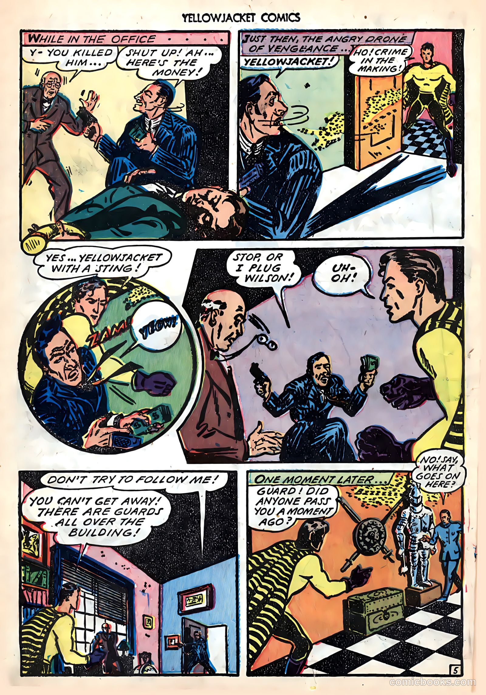 Yellowjacket Comics #6 (1945) — page 16 of 52