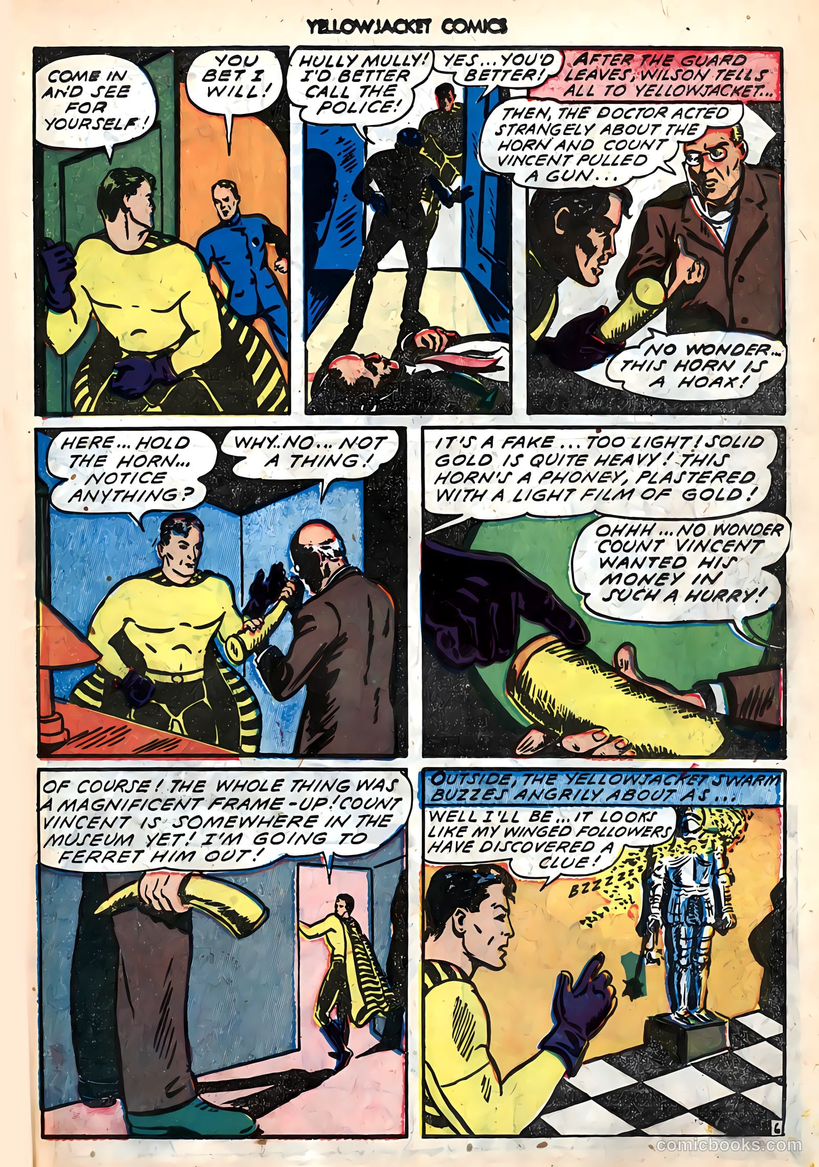 Yellowjacket Comics #6 (1945) — page 17 of 52