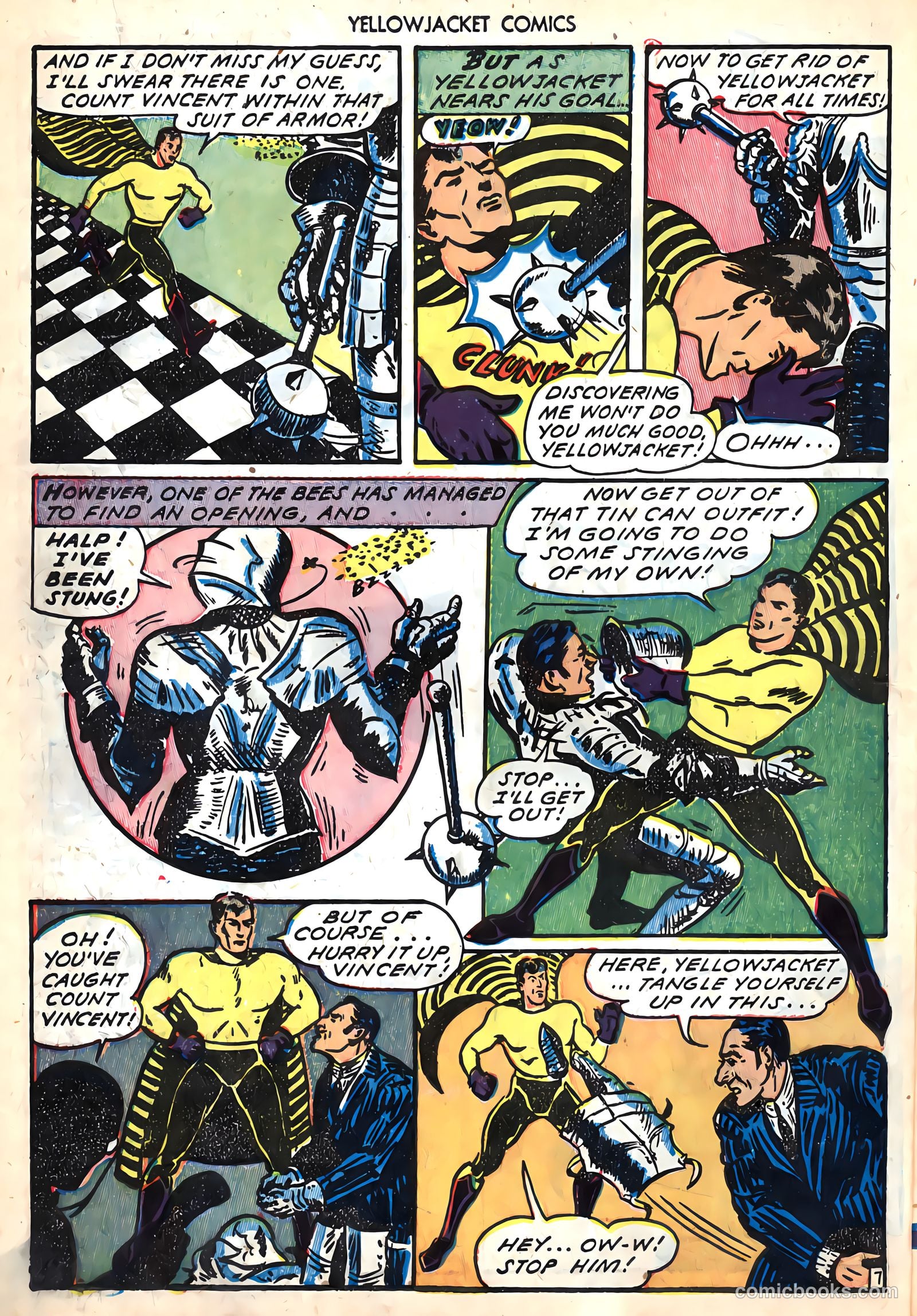 Yellowjacket Comics #6 (1945) — page 18 of 52
