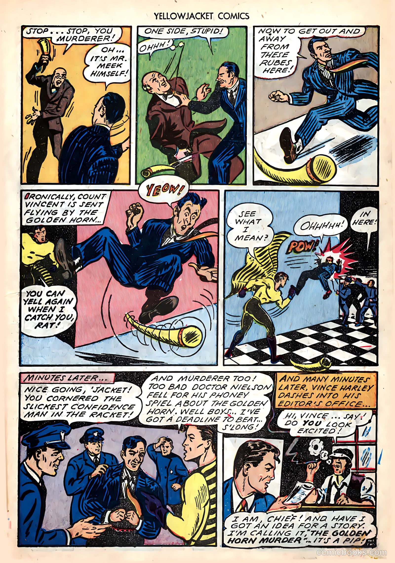 Yellowjacket Comics #6 (1945) — page 19 of 52