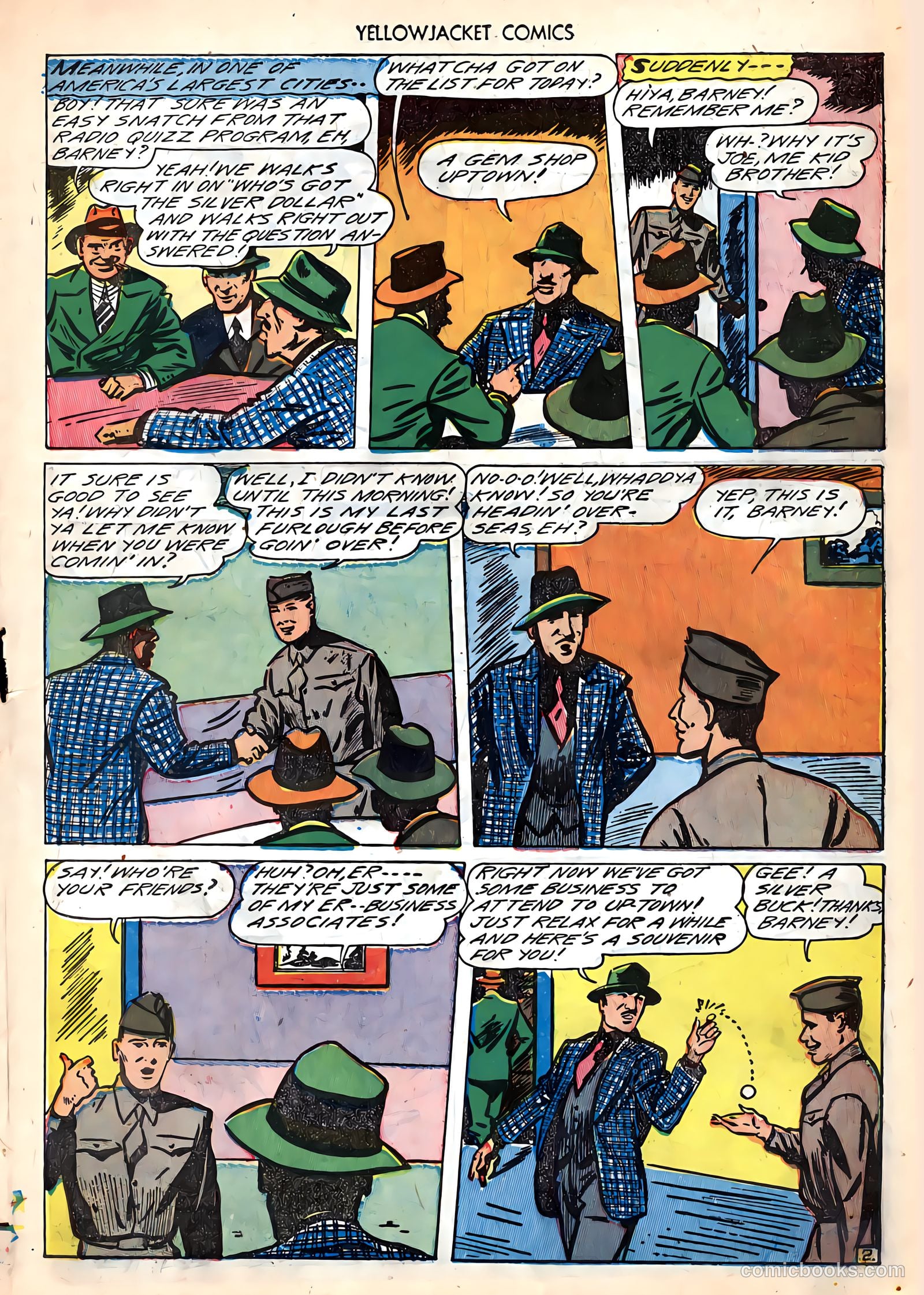 Yellowjacket Comics #6 (1945) — page 21 of 52