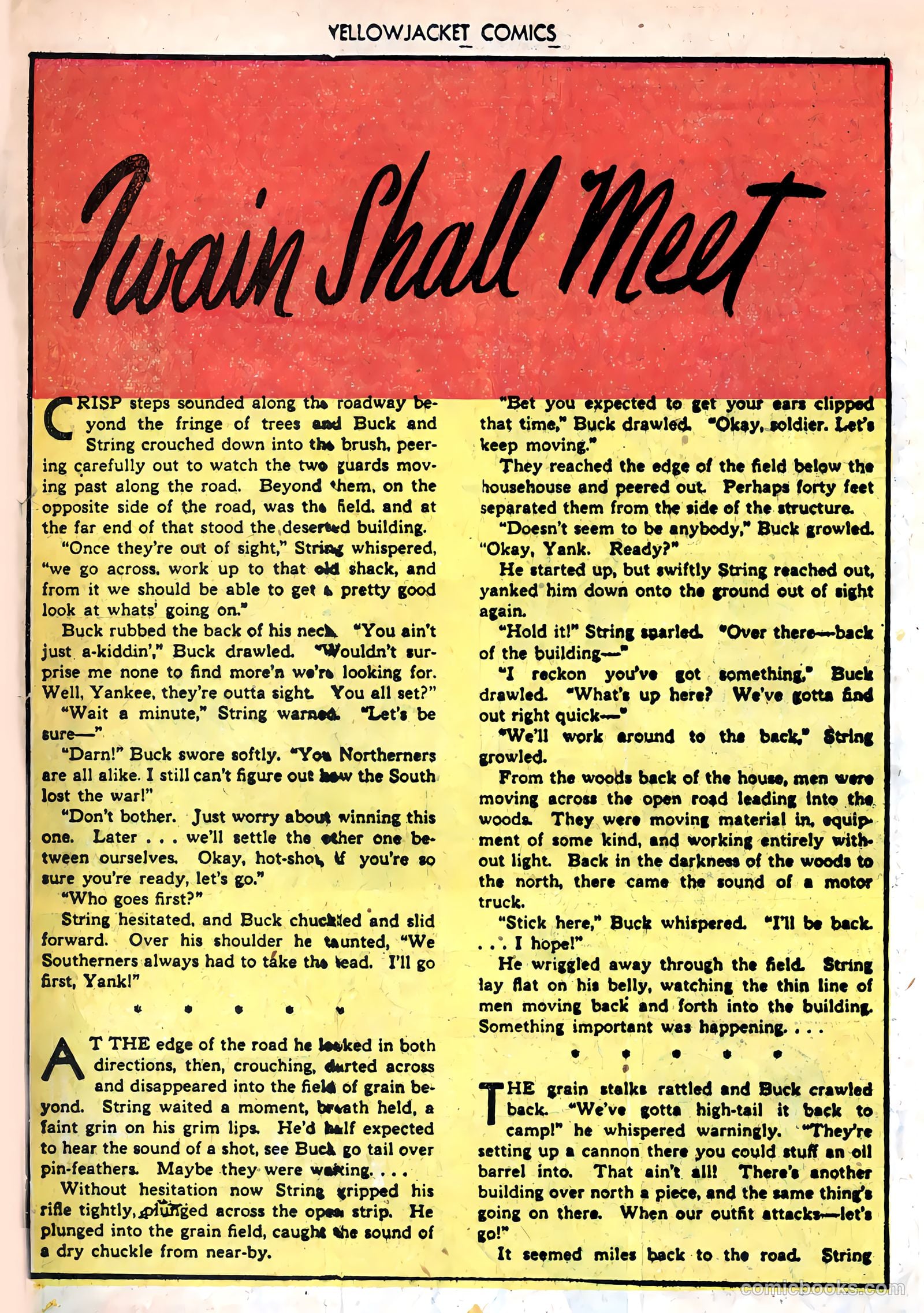 Yellowjacket Comics #6 (1945) — page 28 of 52