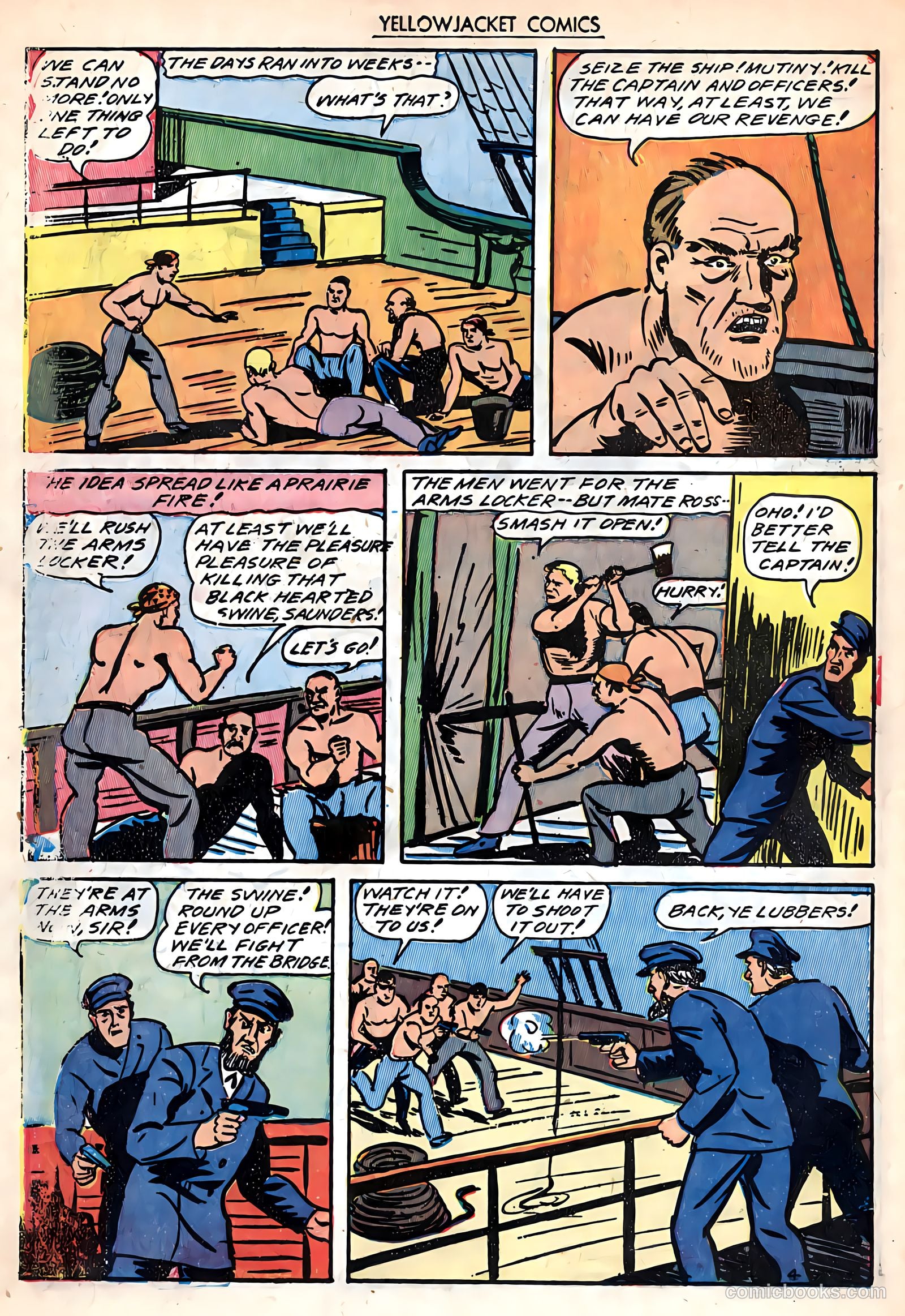 Yellowjacket Comics #6 (1945) — page 46 of 52