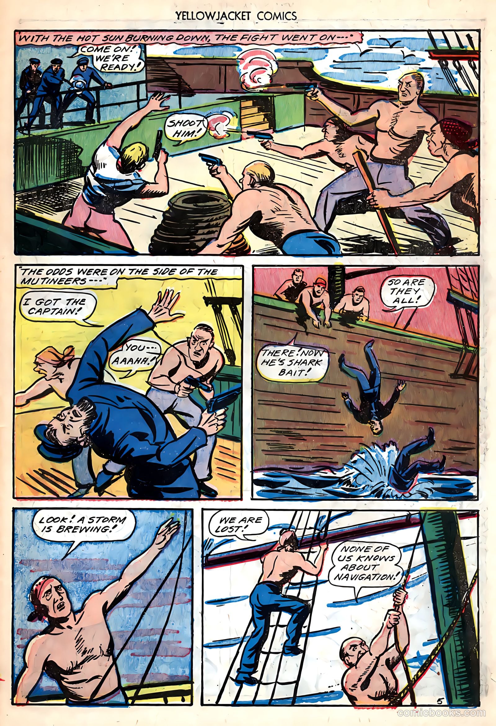 Yellowjacket Comics #6 (1945) — page 47 of 52