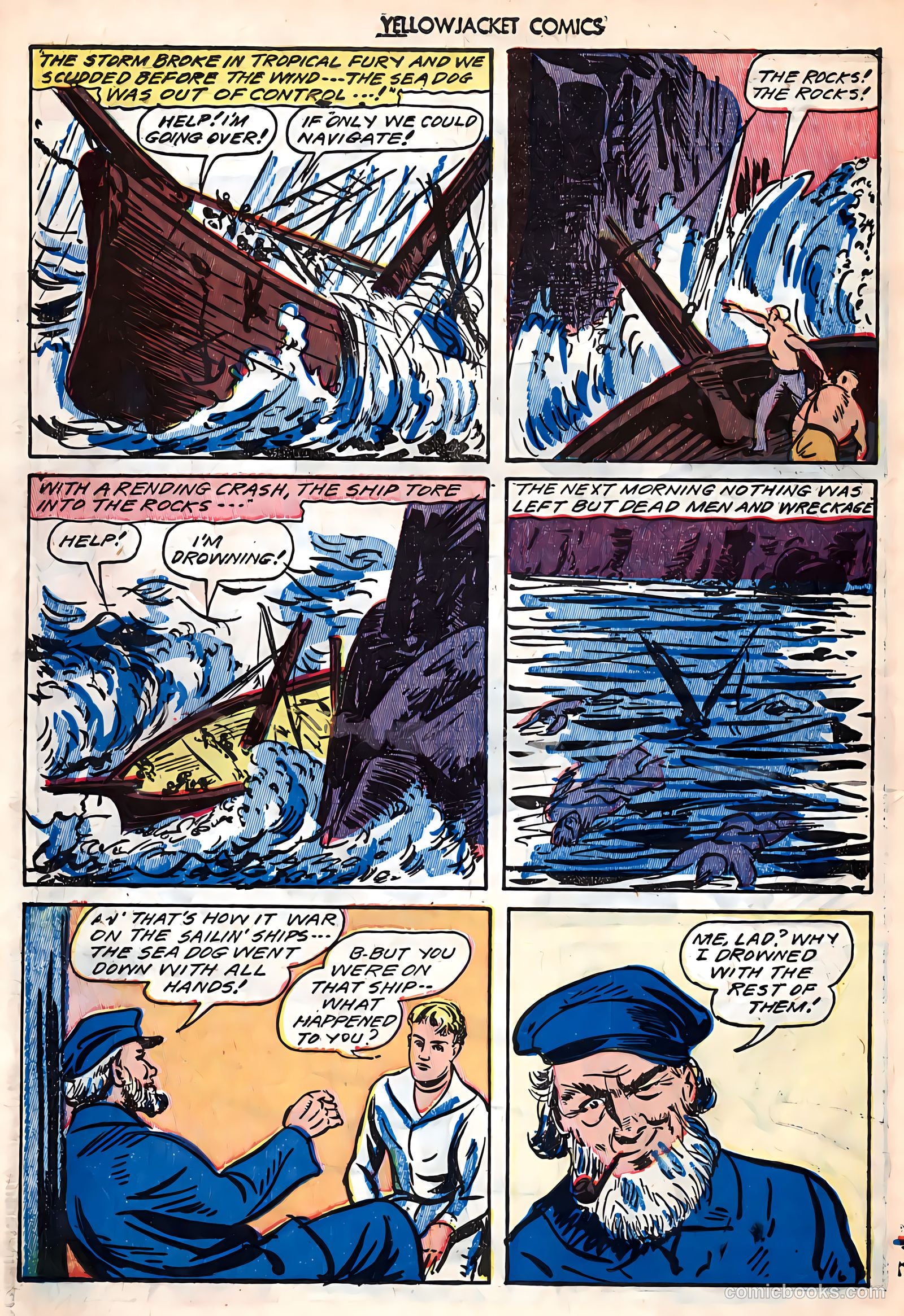 Yellowjacket Comics #6 (1945) — page 48 of 52
