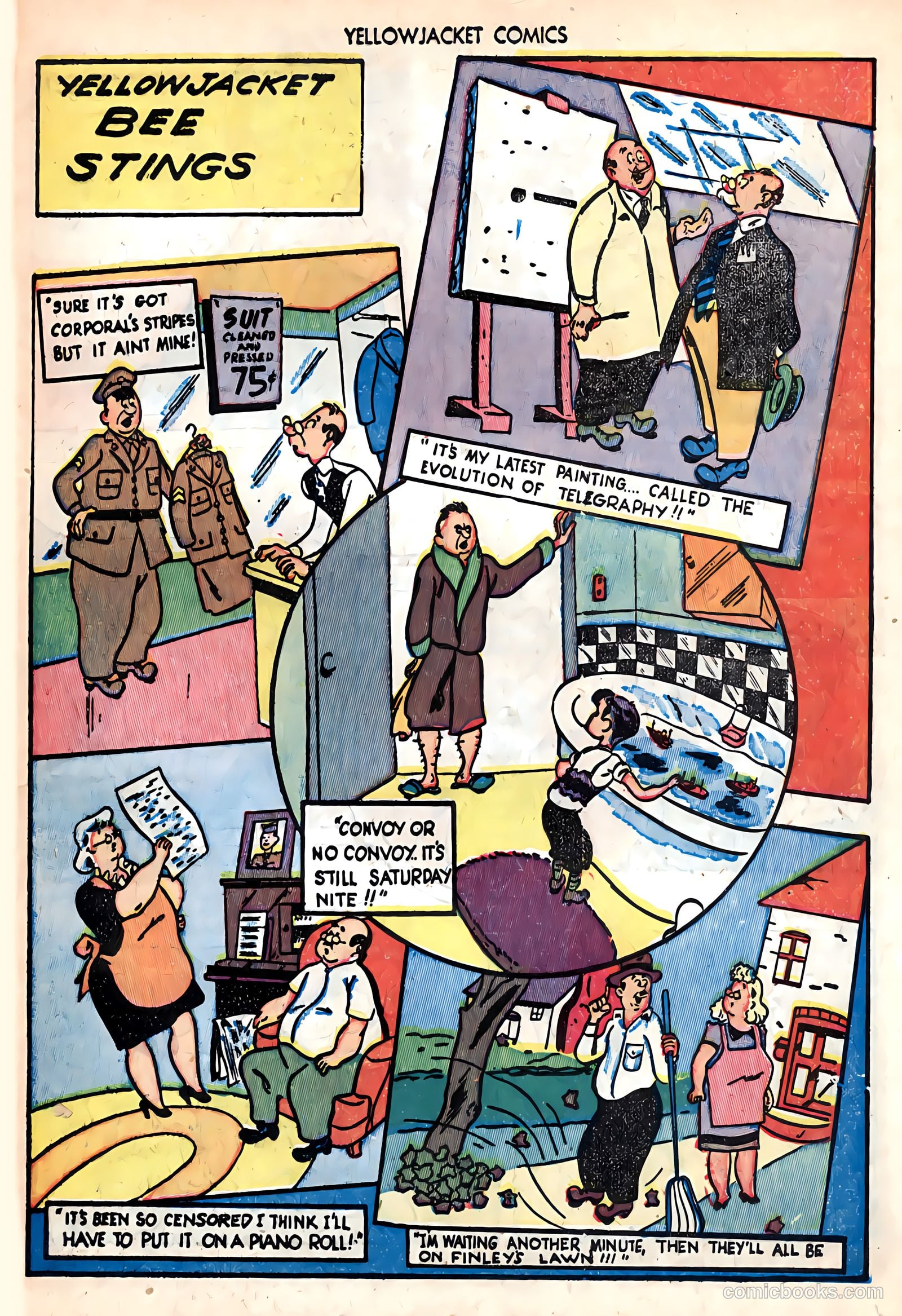 Yellowjacket Comics #6 (1945) — page 49 of 52
