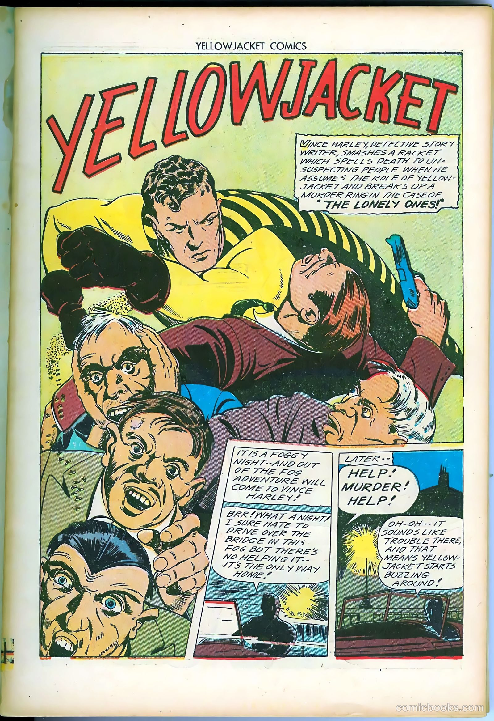 Yellowjacket Comics #7 (1946) — page 3 of 52