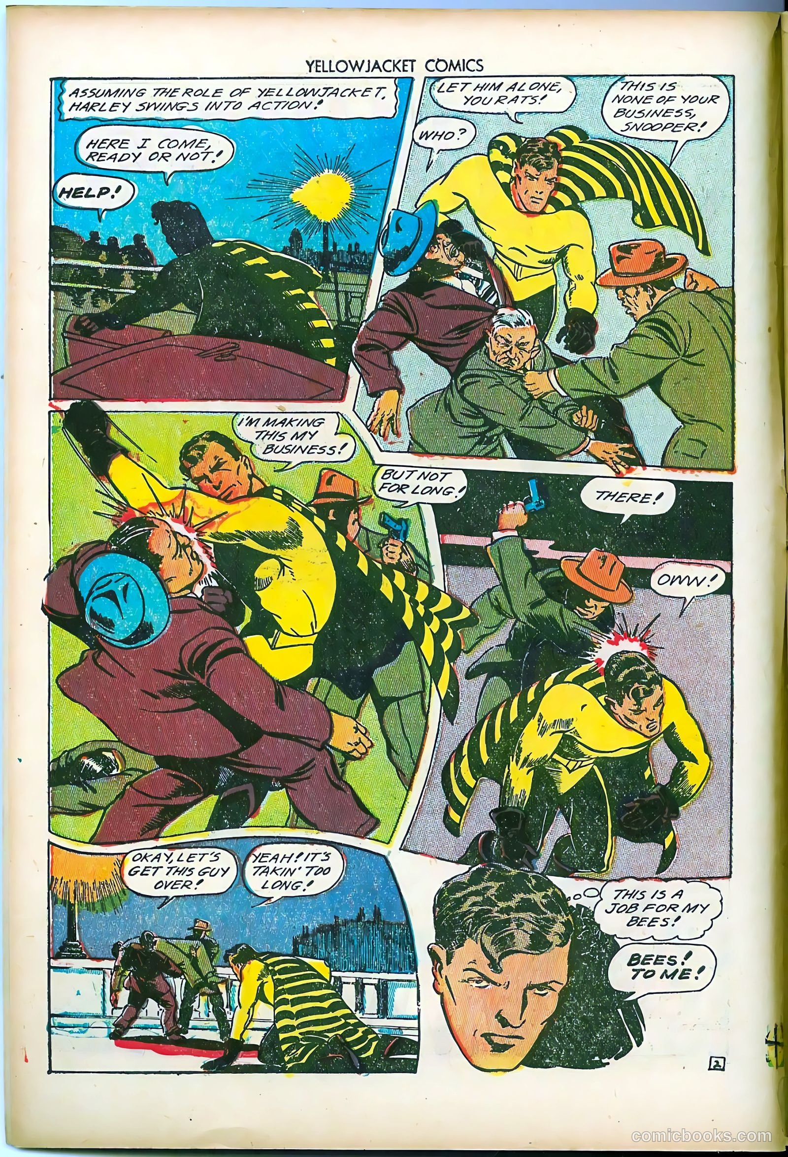 Yellowjacket Comics #7 (1946) — page 4 of 52