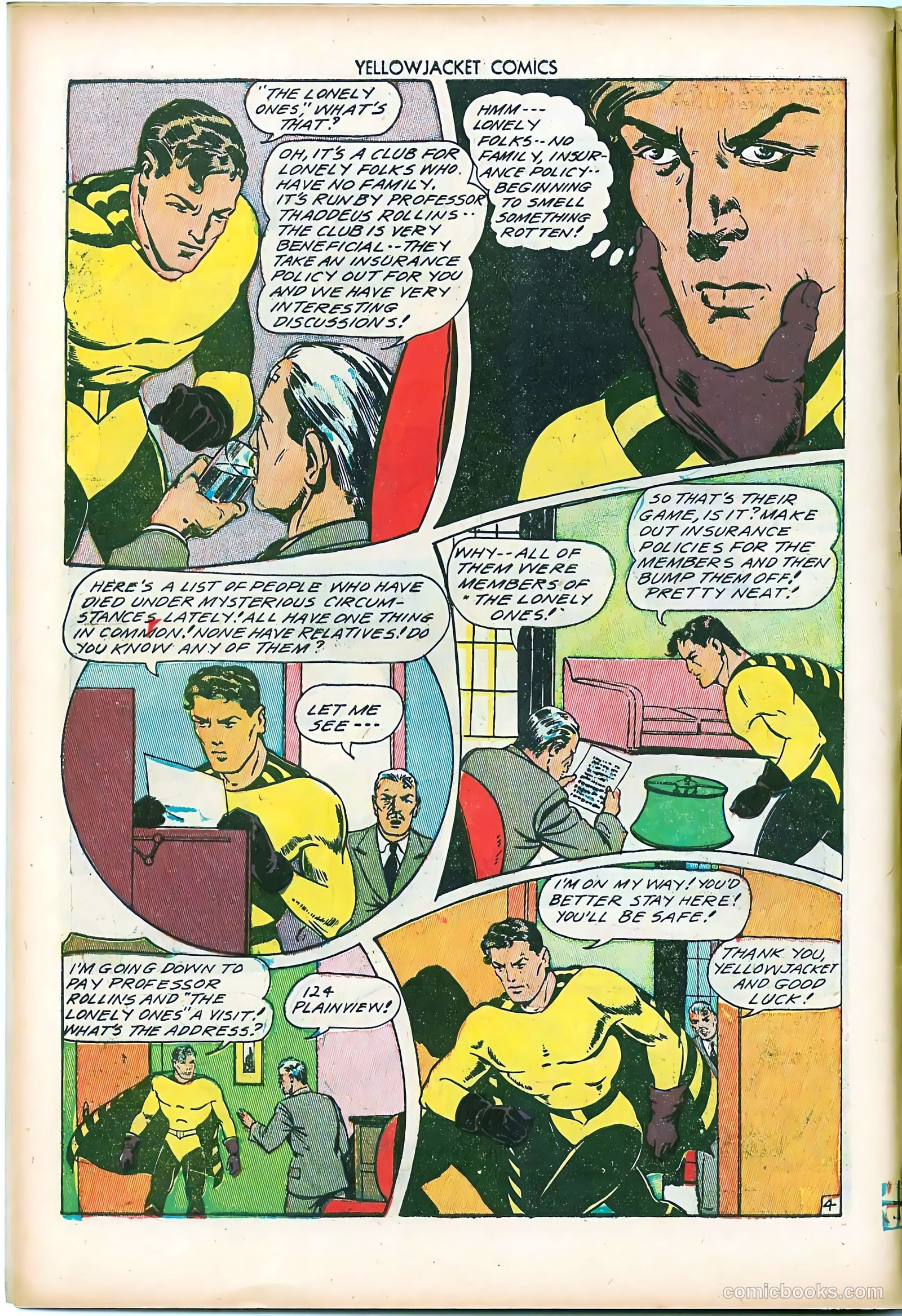 Yellowjacket Comics #7 (1946) — page 6 of 52