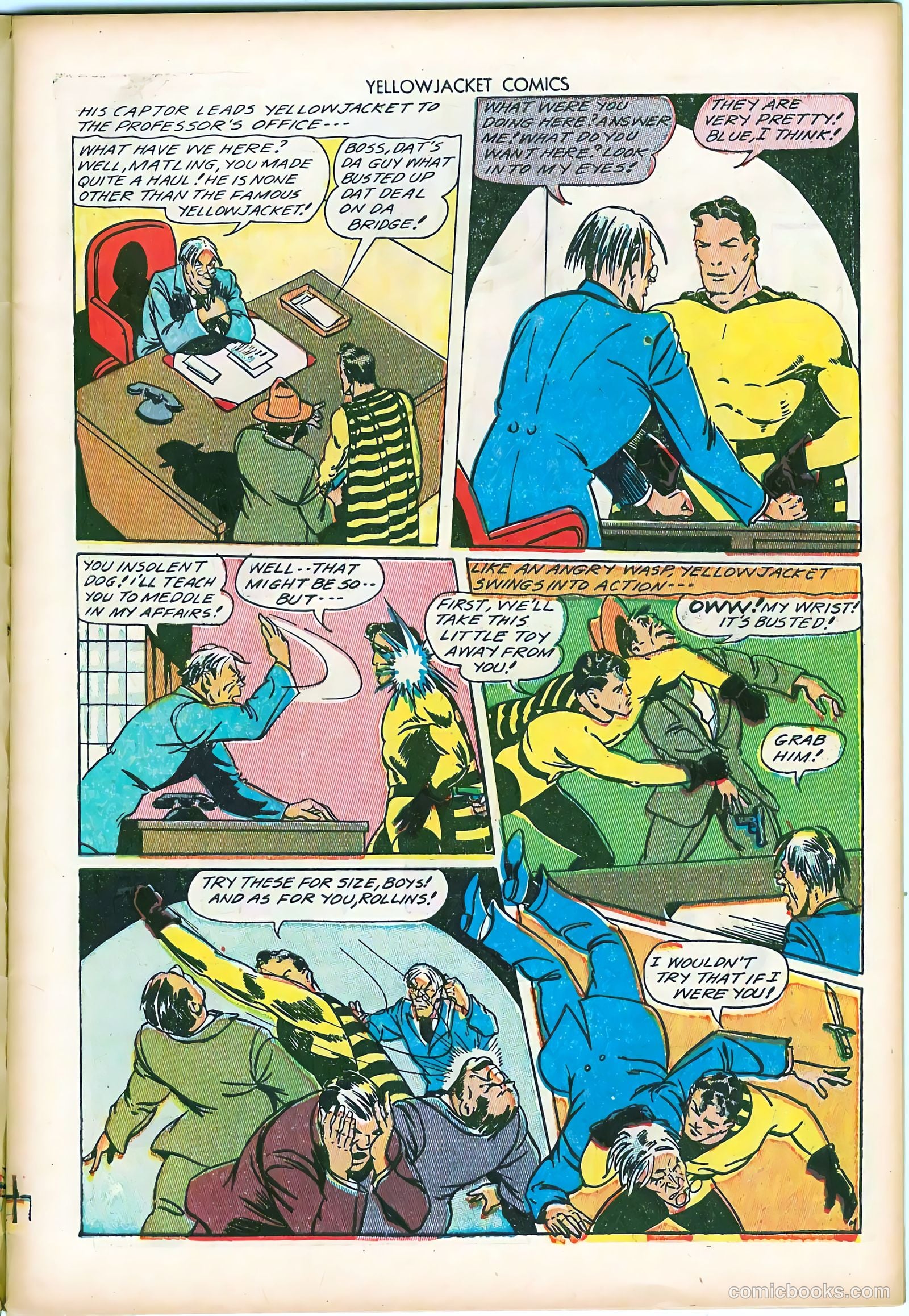 Yellowjacket Comics #7 (1946) — page 9 of 52