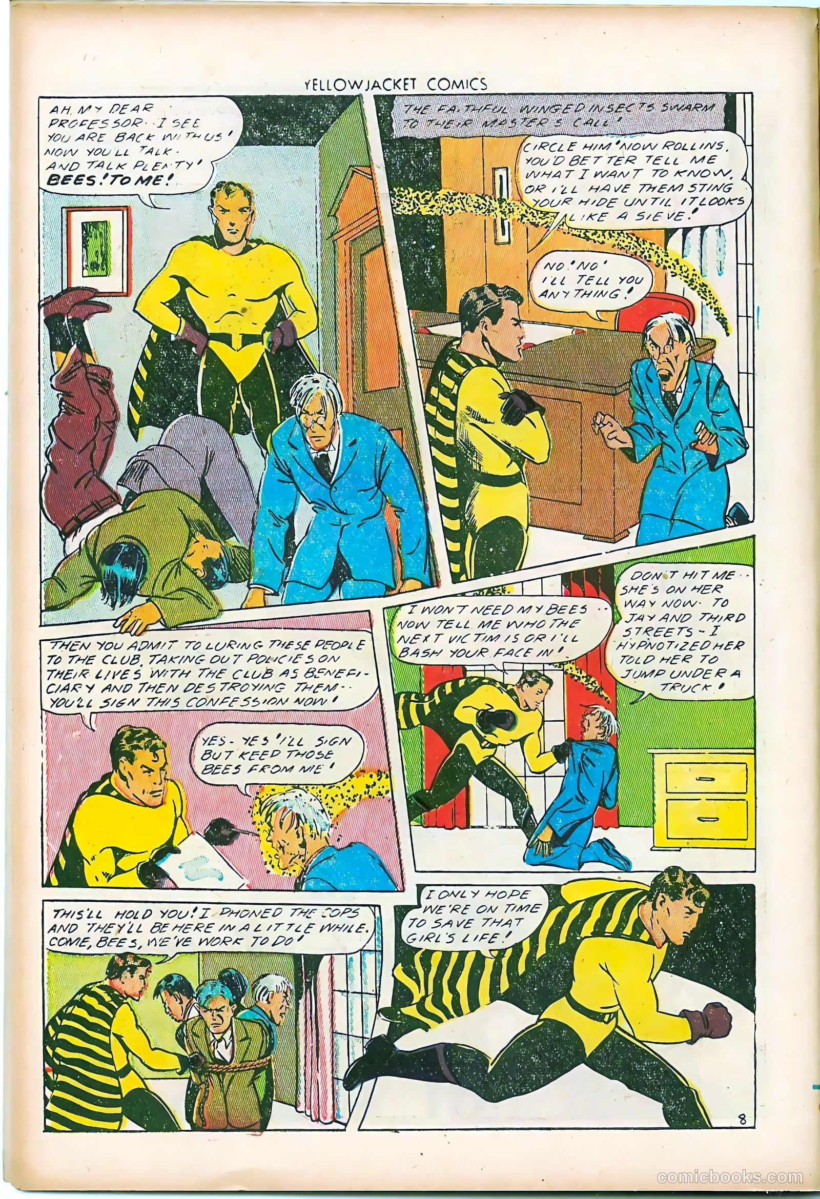 Yellowjacket Comics #7 (1946) — page 10 of 52