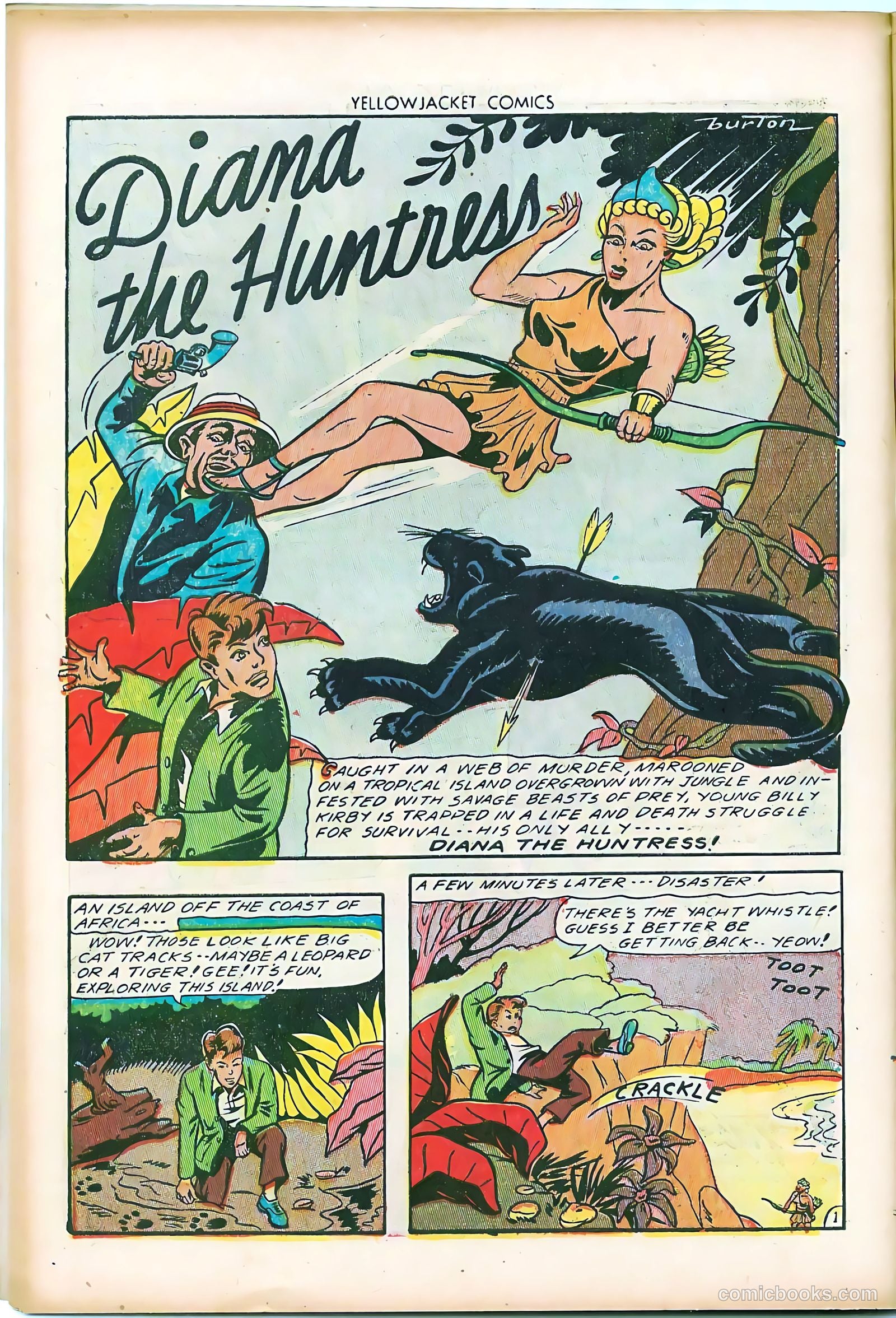 Yellowjacket Comics #7 (1946) — page 12 of 52