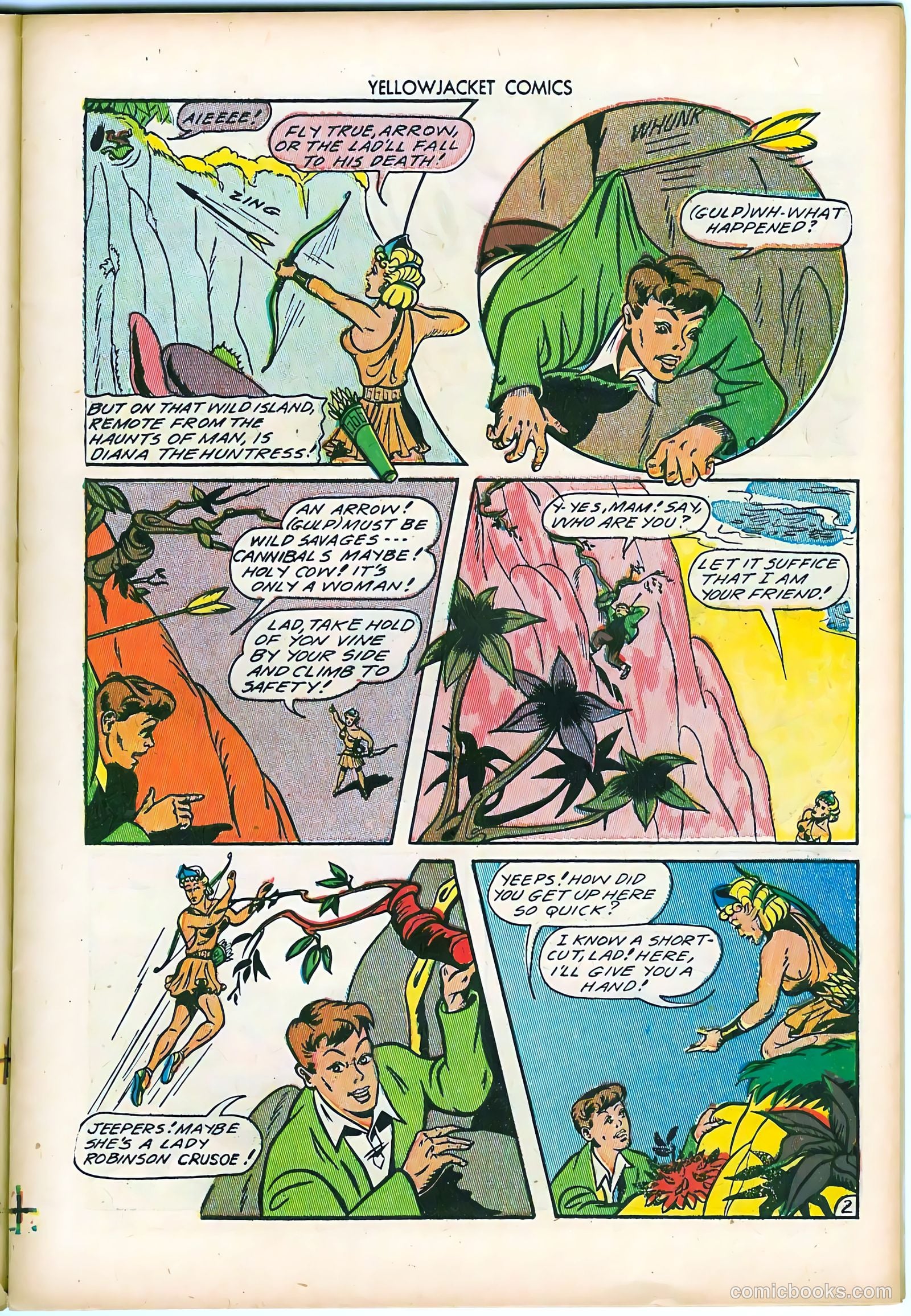 Yellowjacket Comics #7 (1946) — page 13 of 52