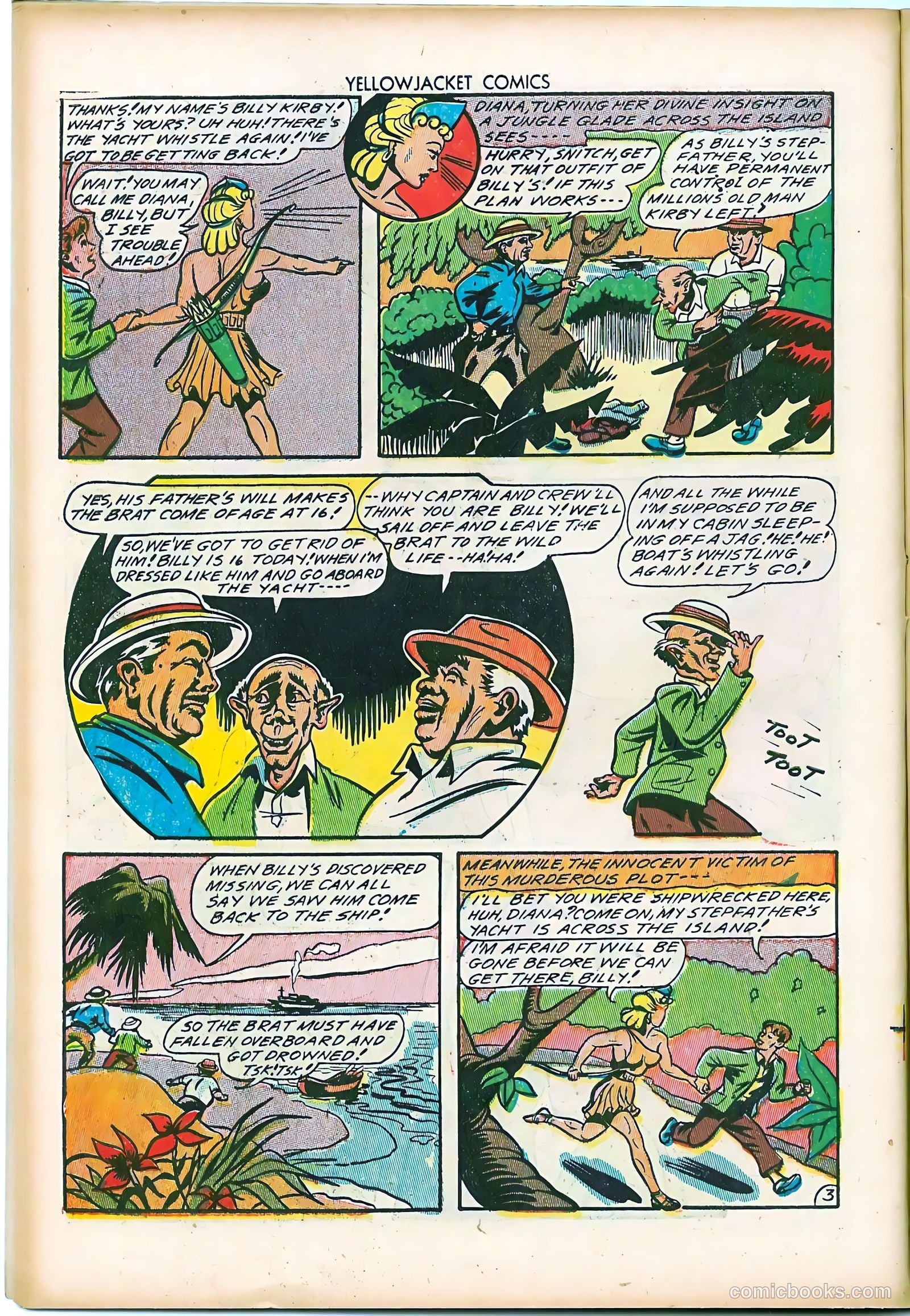 Yellowjacket Comics #7 (1946) — page 14 of 52