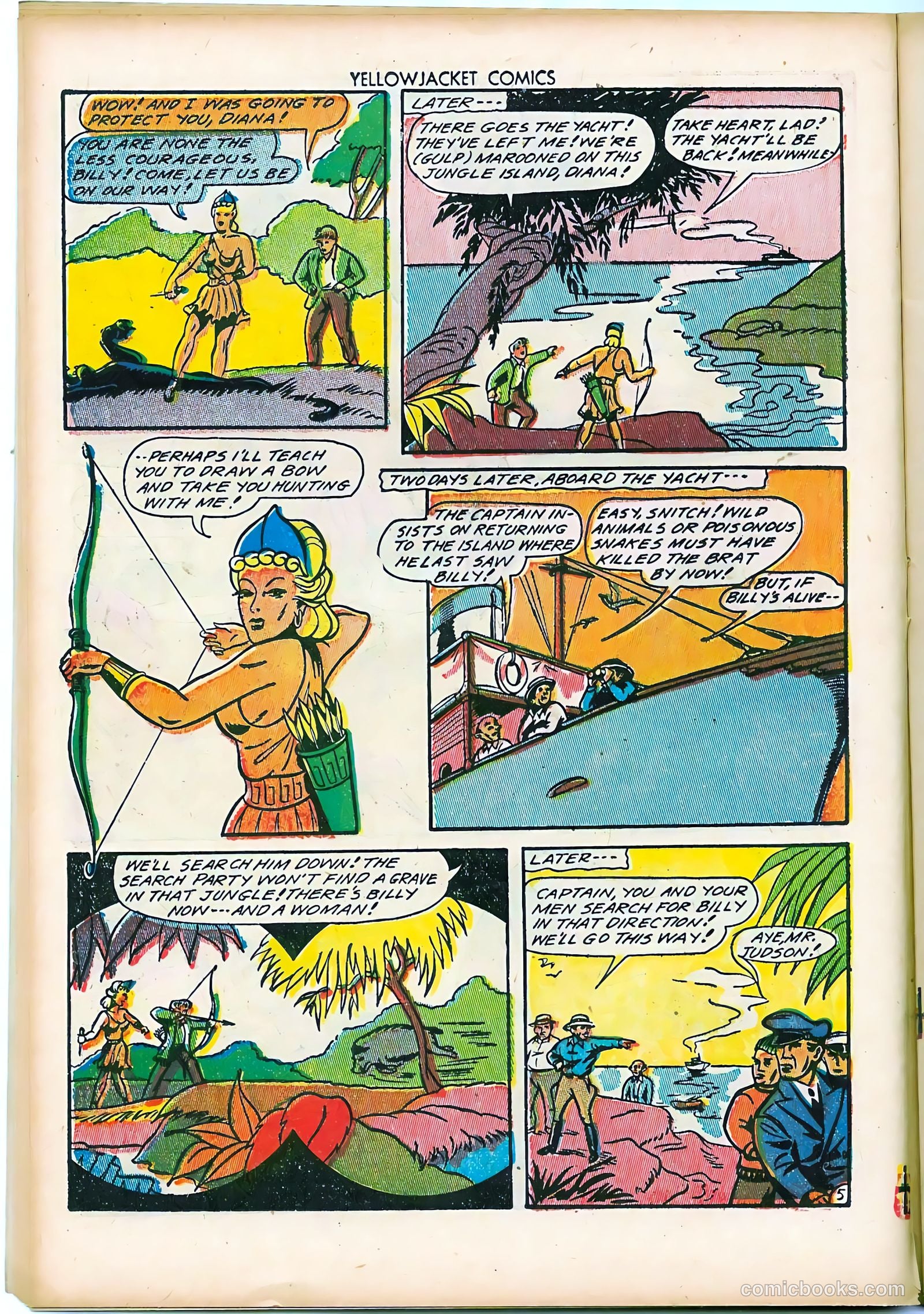 Yellowjacket Comics #7 (1946) — page 16 of 52