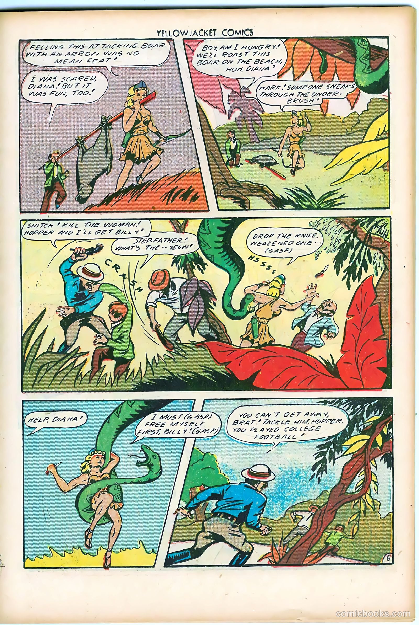 Yellowjacket Comics #7 (1946) — page 17 of 52