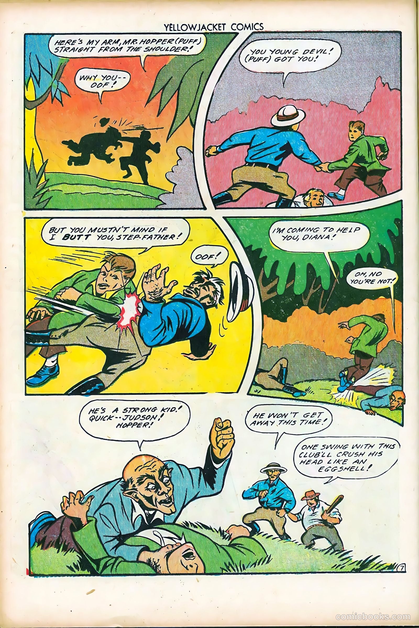 Yellowjacket Comics #7 (1946) — page 18 of 52