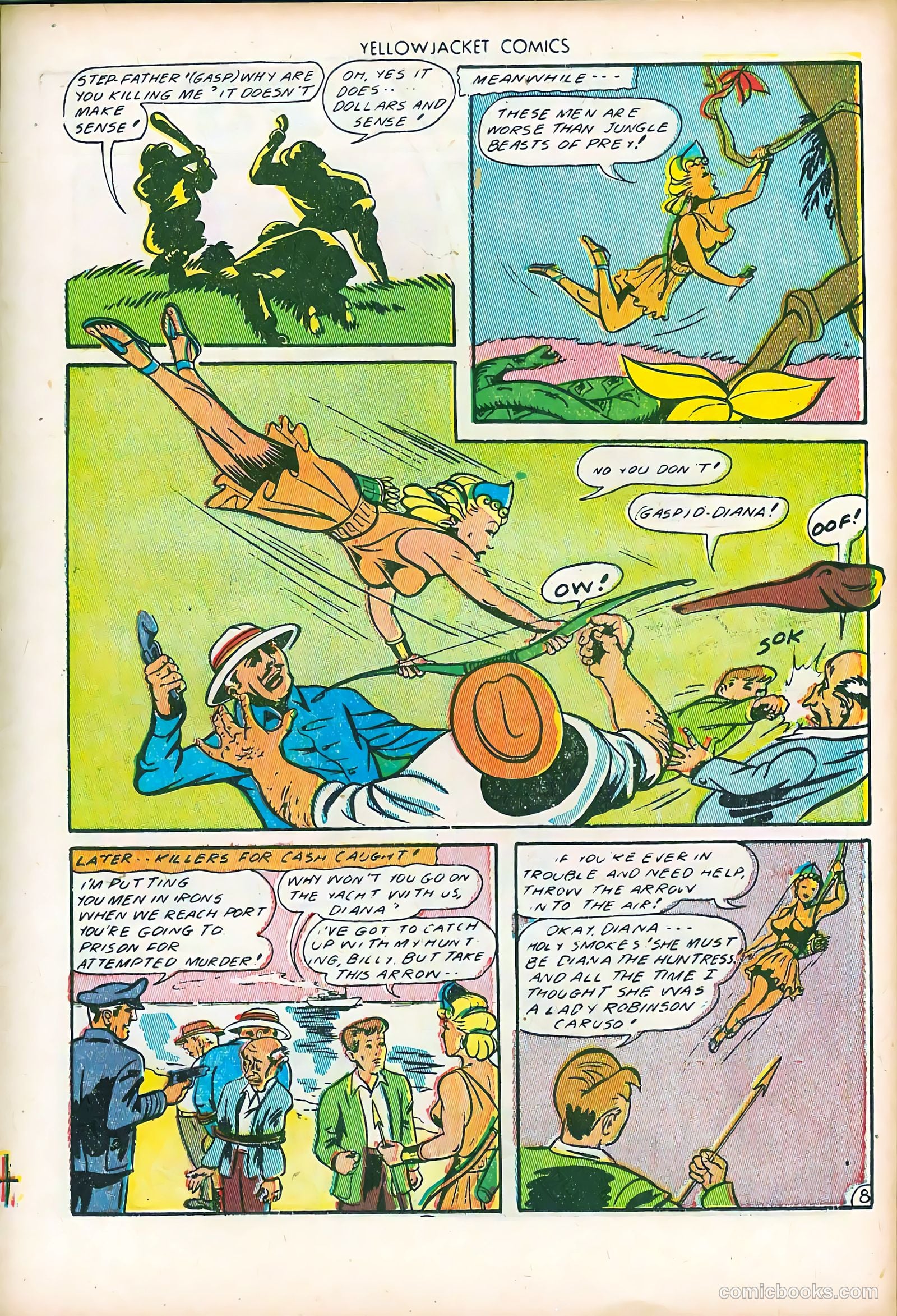 Yellowjacket Comics #7 (1946) — page 19 of 52