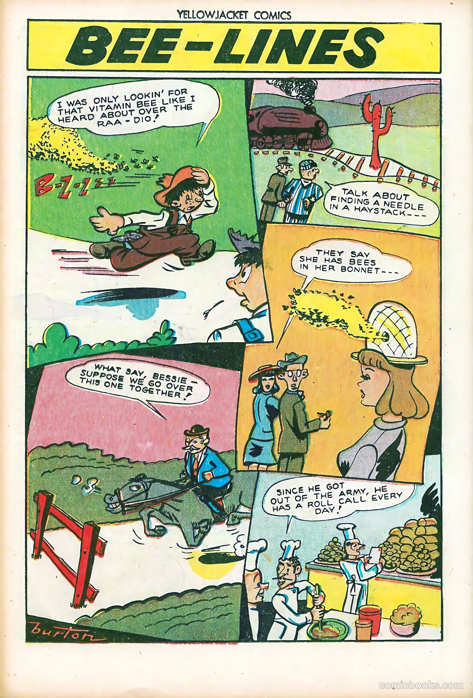 Yellowjacket Comics #7 (1946) — page 20 of 52
