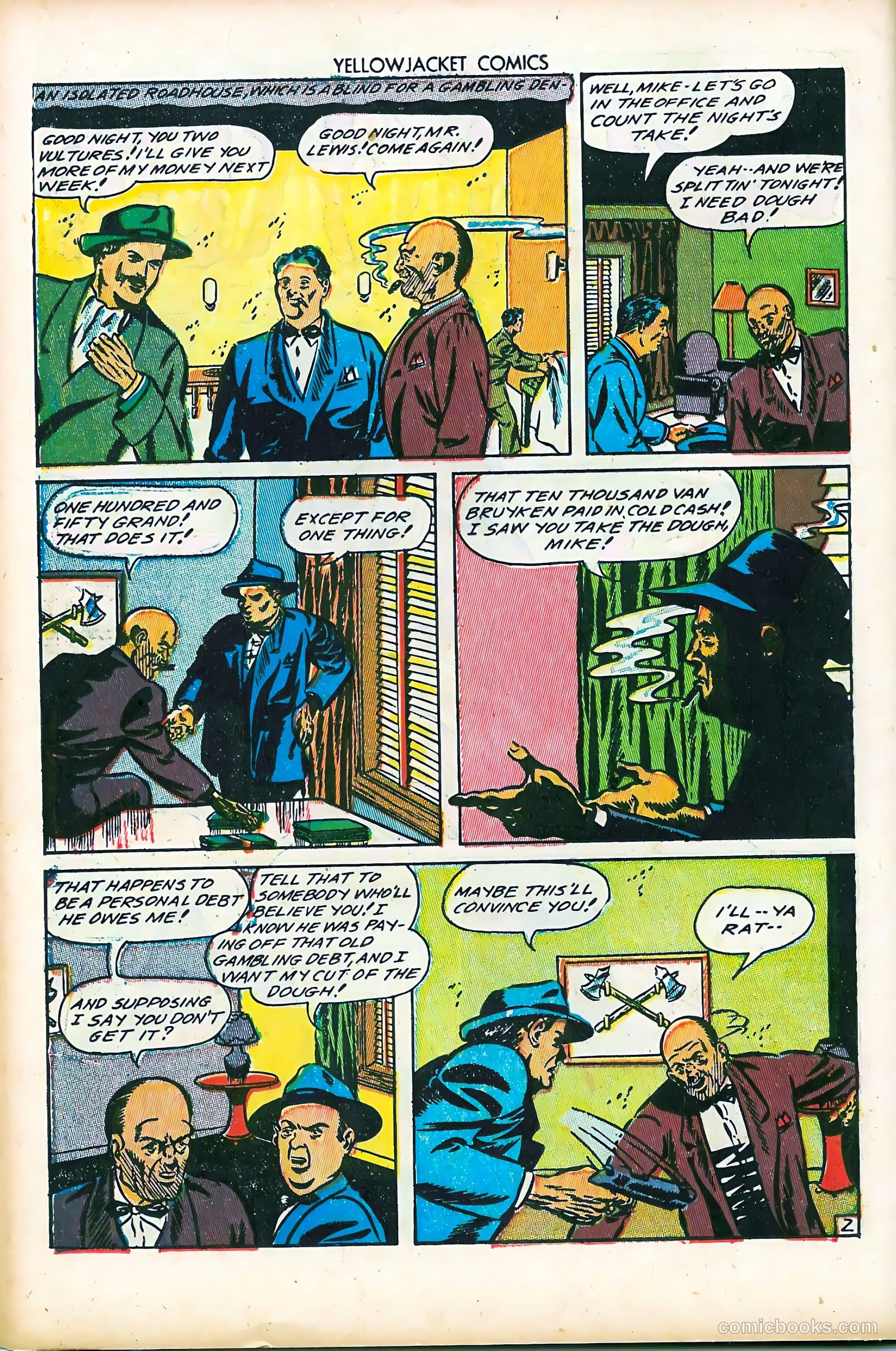 Yellowjacket Comics #7 (1946) — page 22 of 52