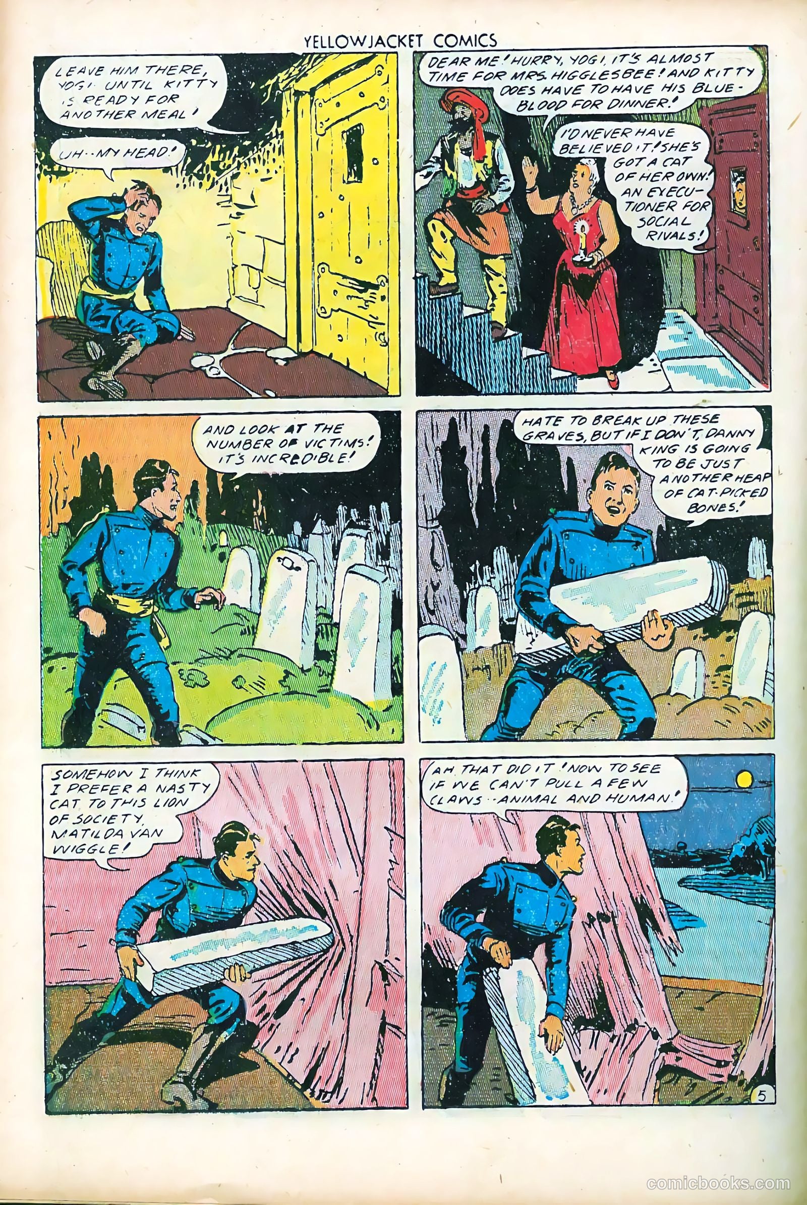 Yellowjacket Comics #7 (1946) — page 34 of 52