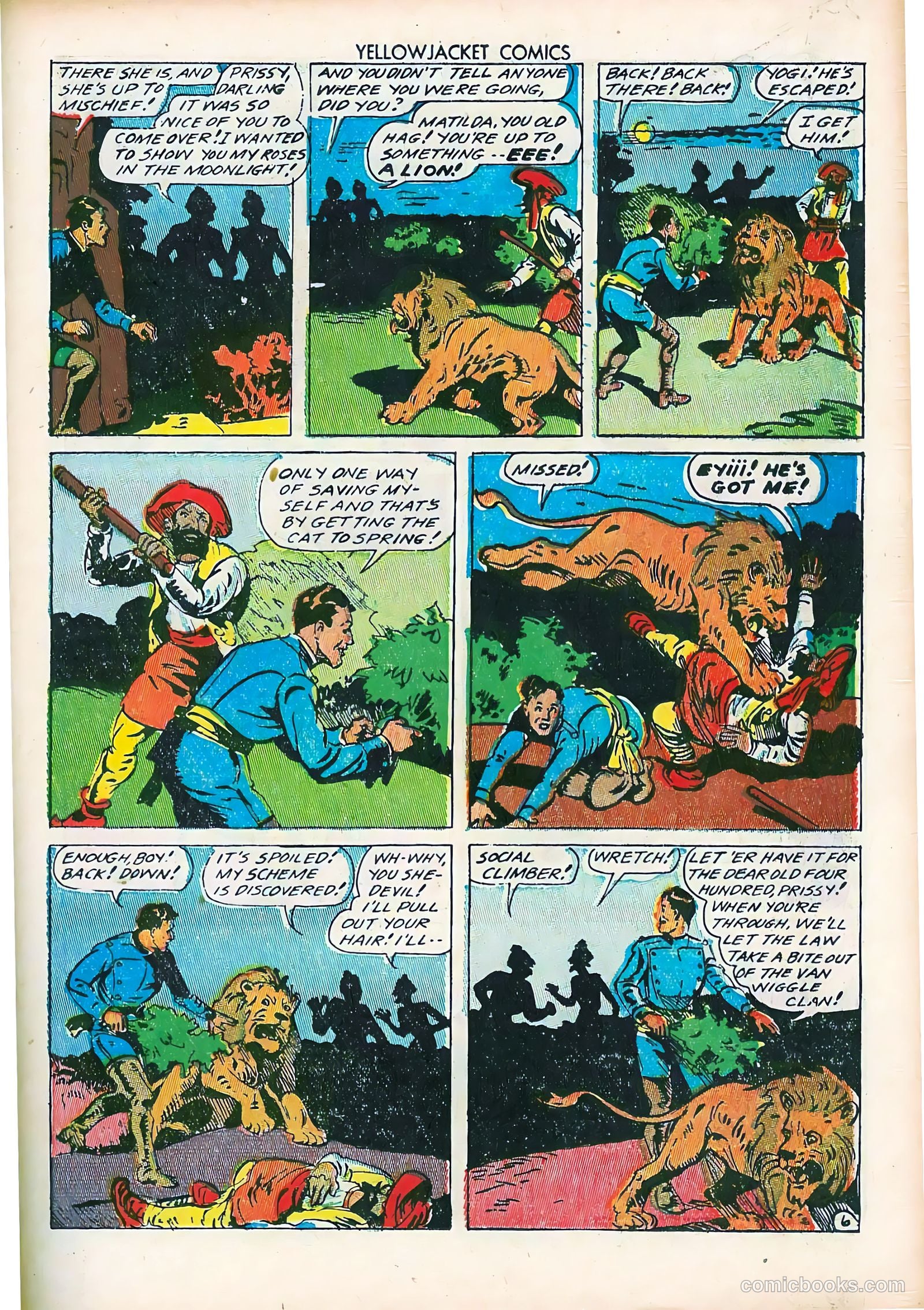 Yellowjacket Comics #7 (1946) — page 35 of 52