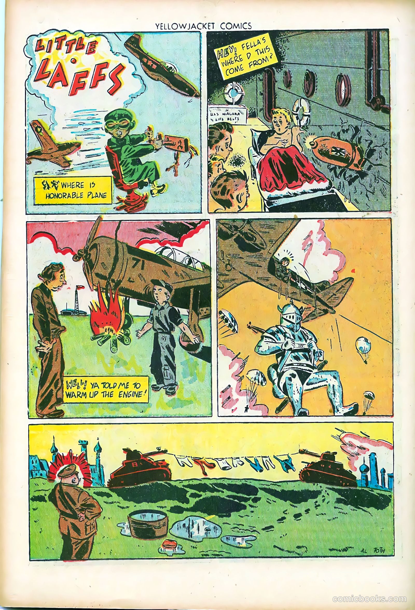 Yellowjacket Comics #7 (1946) — page 36 of 52