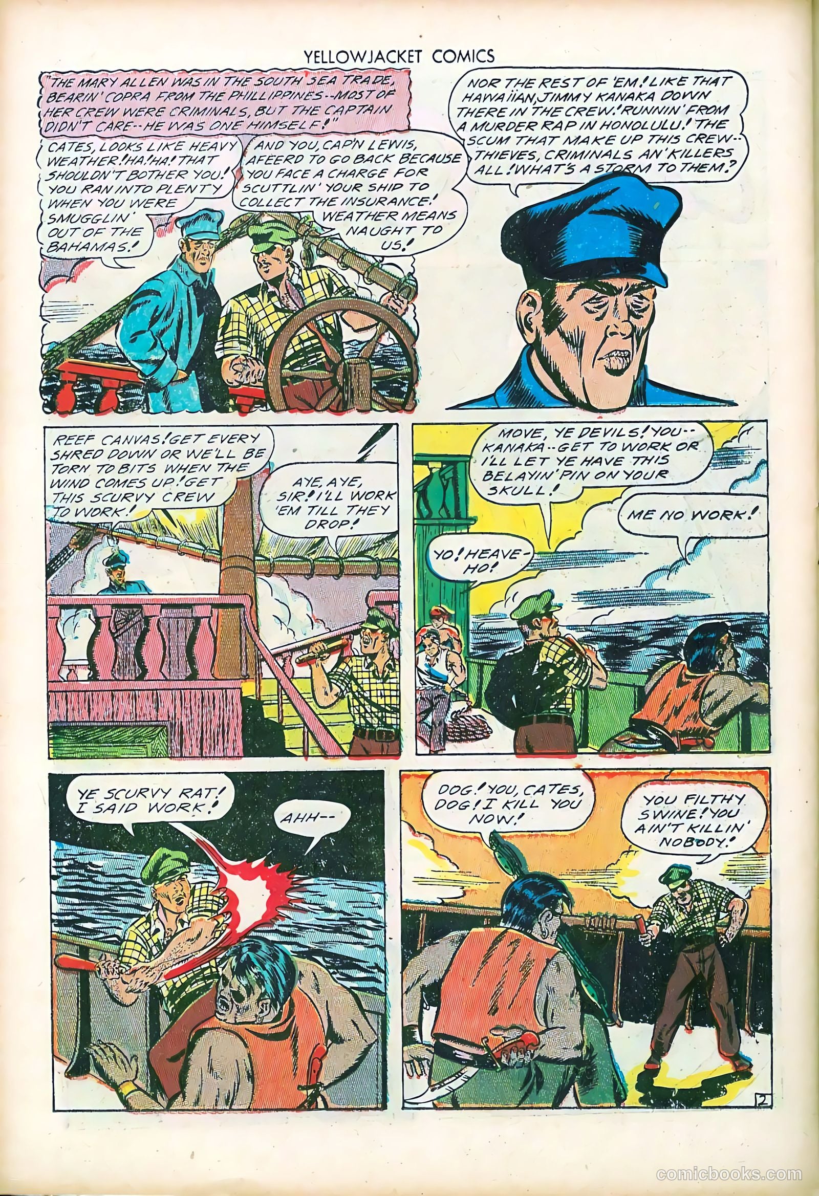 Yellowjacket Comics #7 (1946) — page 38 of 52