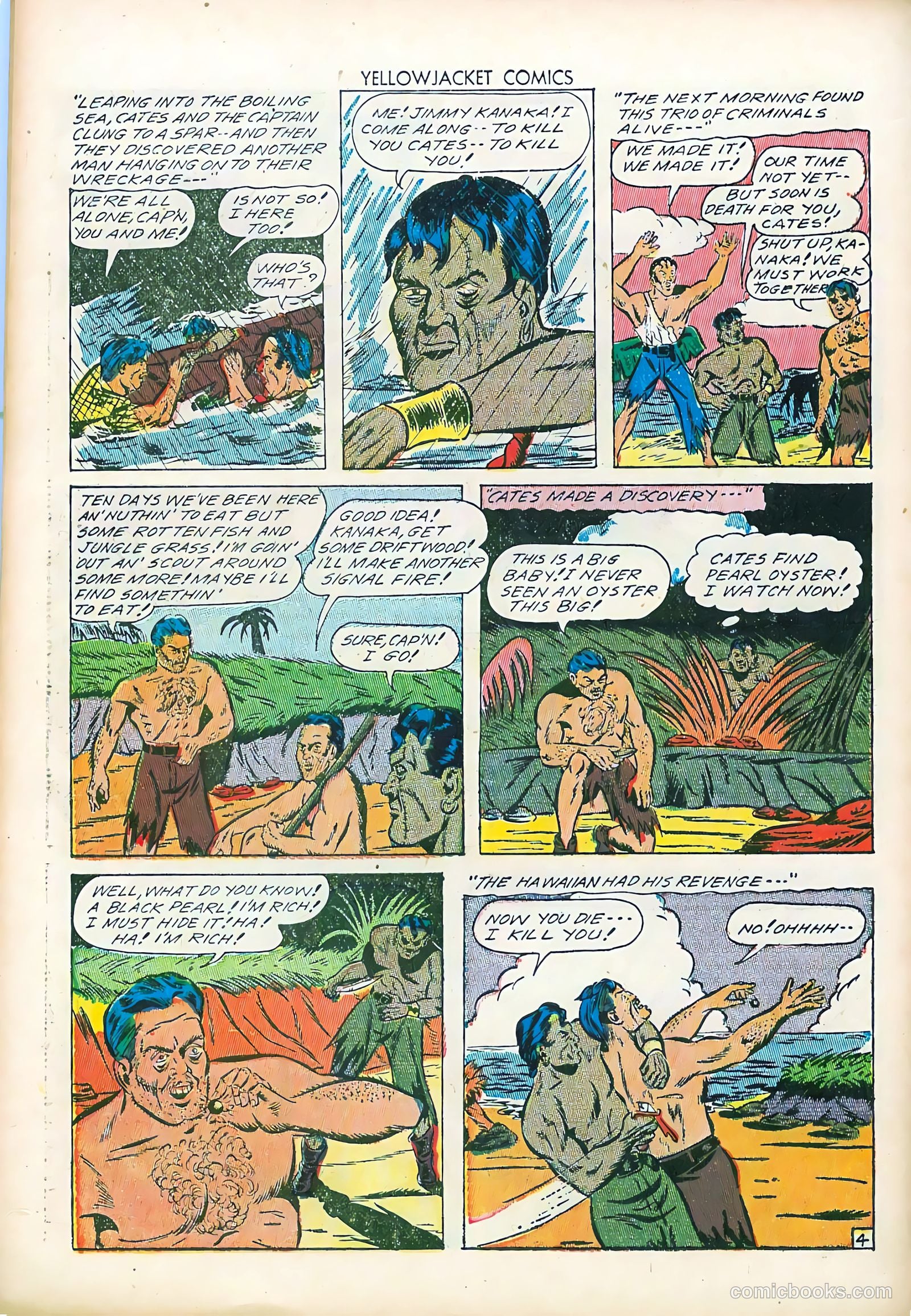 Yellowjacket Comics #7 (1946) — page 40 of 52