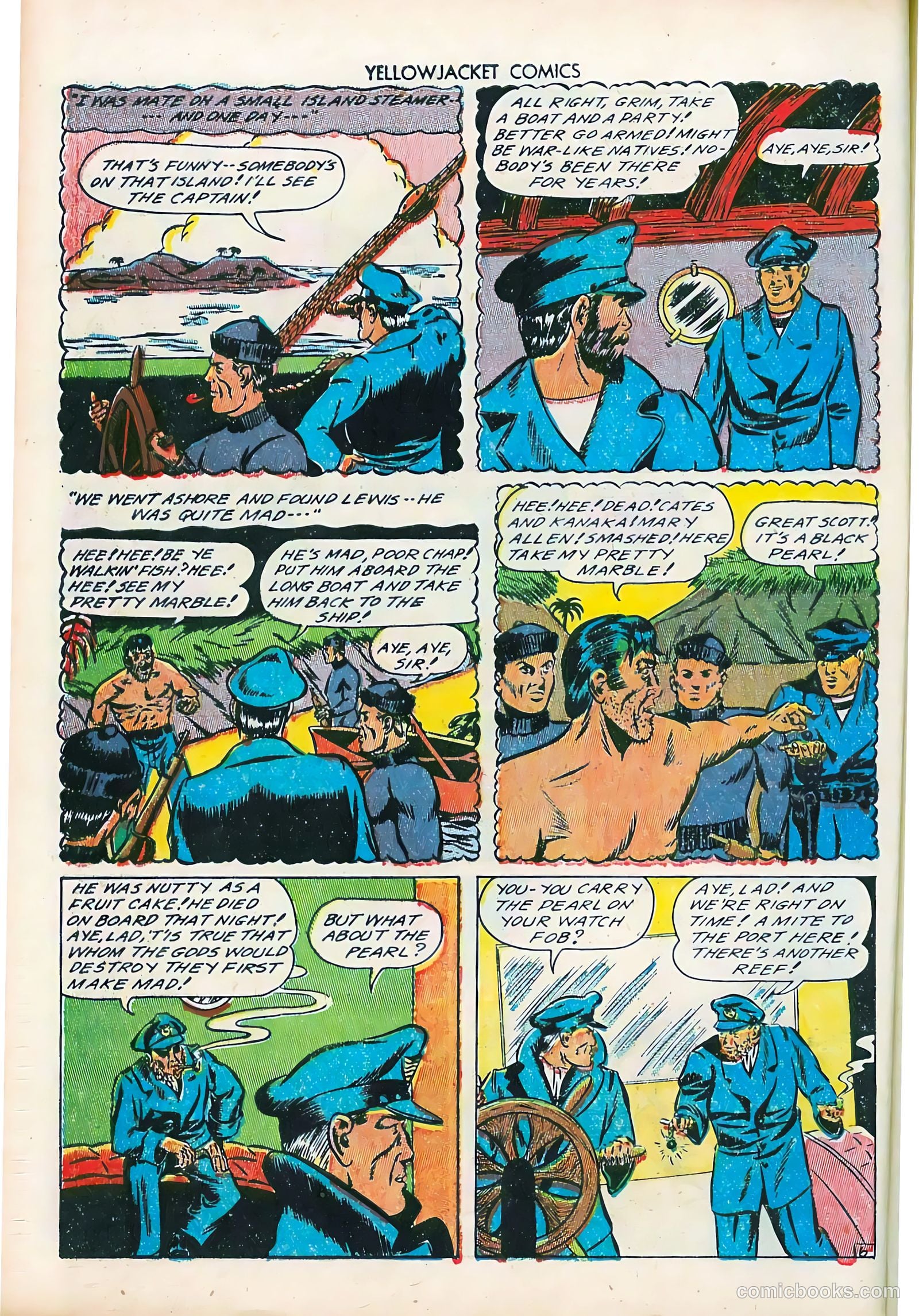 Yellowjacket Comics #7 (1946) — page 42 of 52