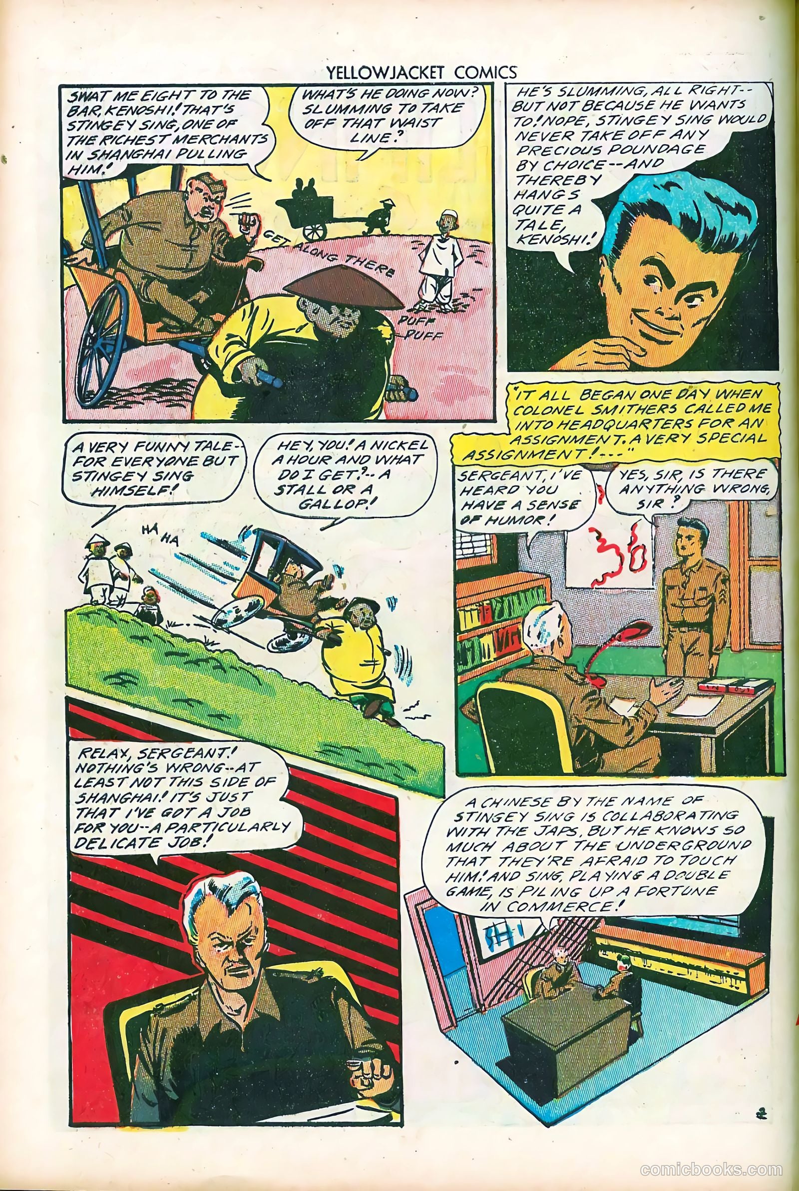 Yellowjacket Comics #7 (1946) — page 44 of 52