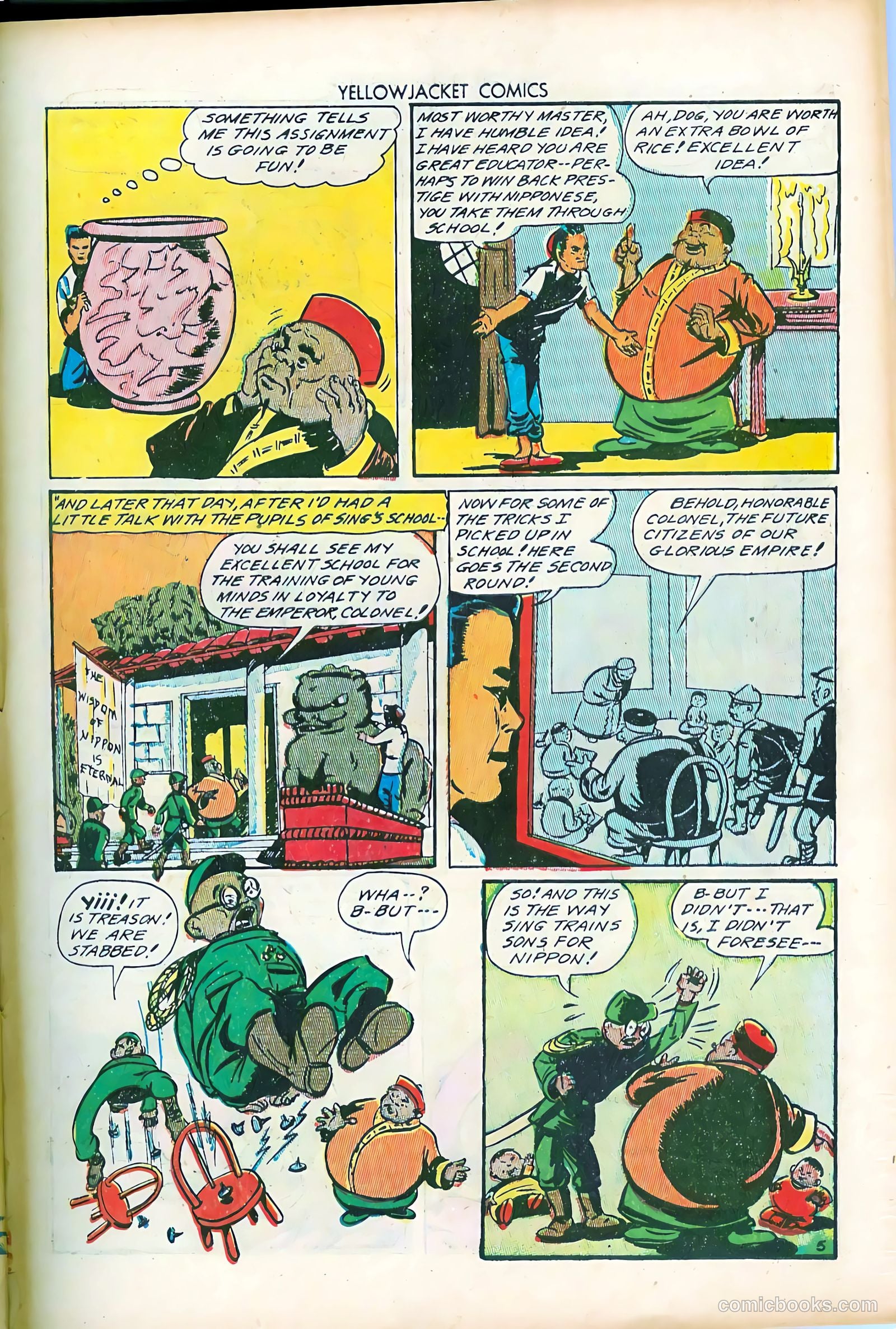 Yellowjacket Comics #7 (1946) — page 47 of 52