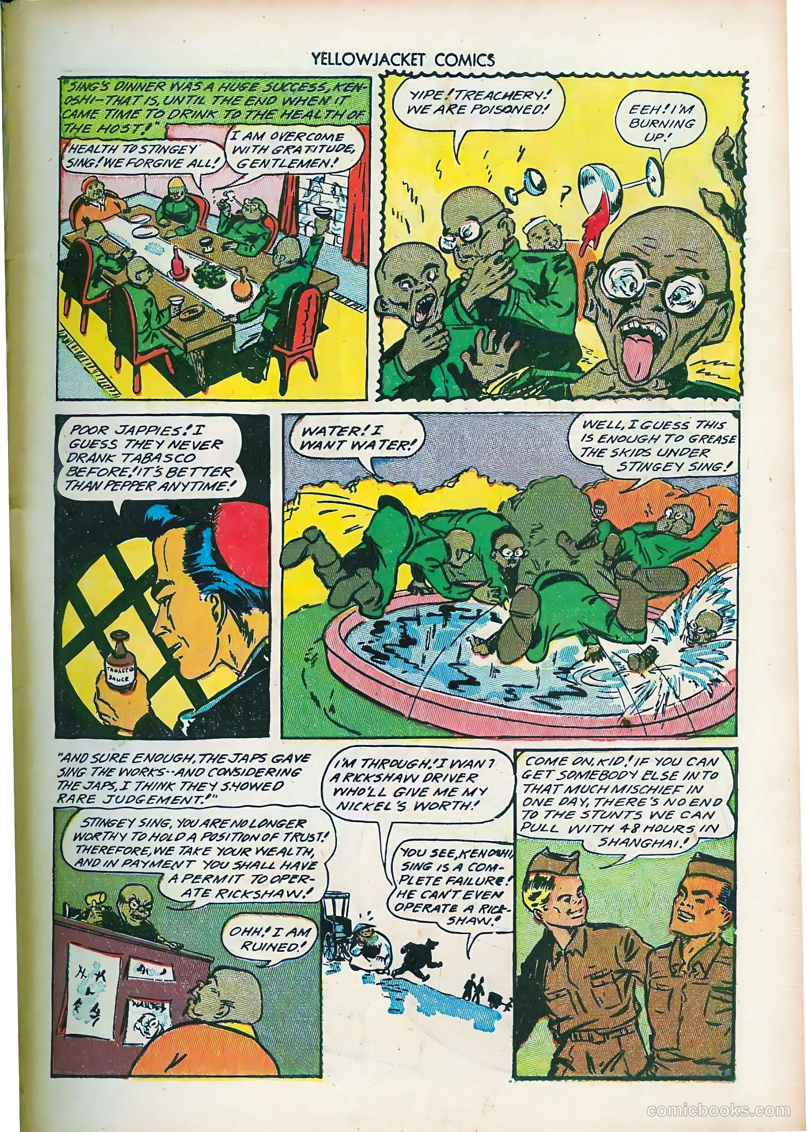 Yellowjacket Comics #7 (1946) — page 49 of 52