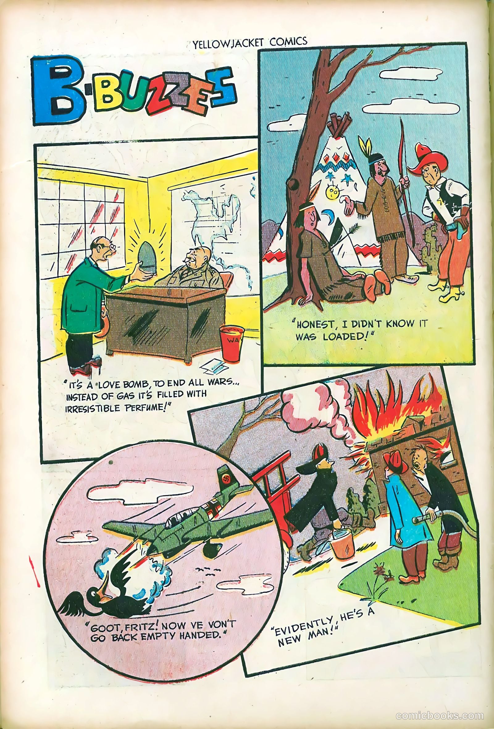 Yellowjacket Comics #7 (1946) — page 50 of 52