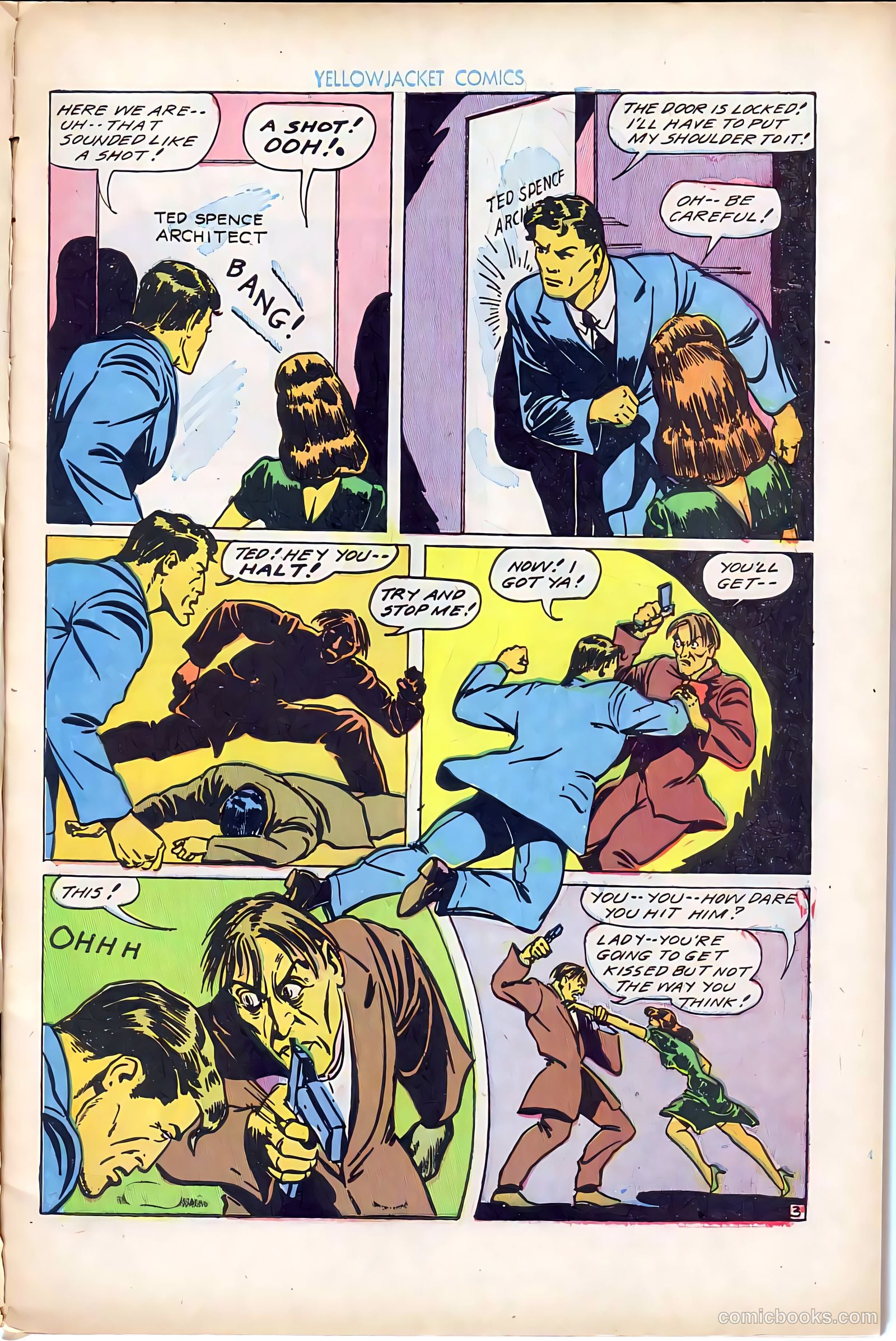 Yellowjacket Comics #8 (1946) — page 6 of 53