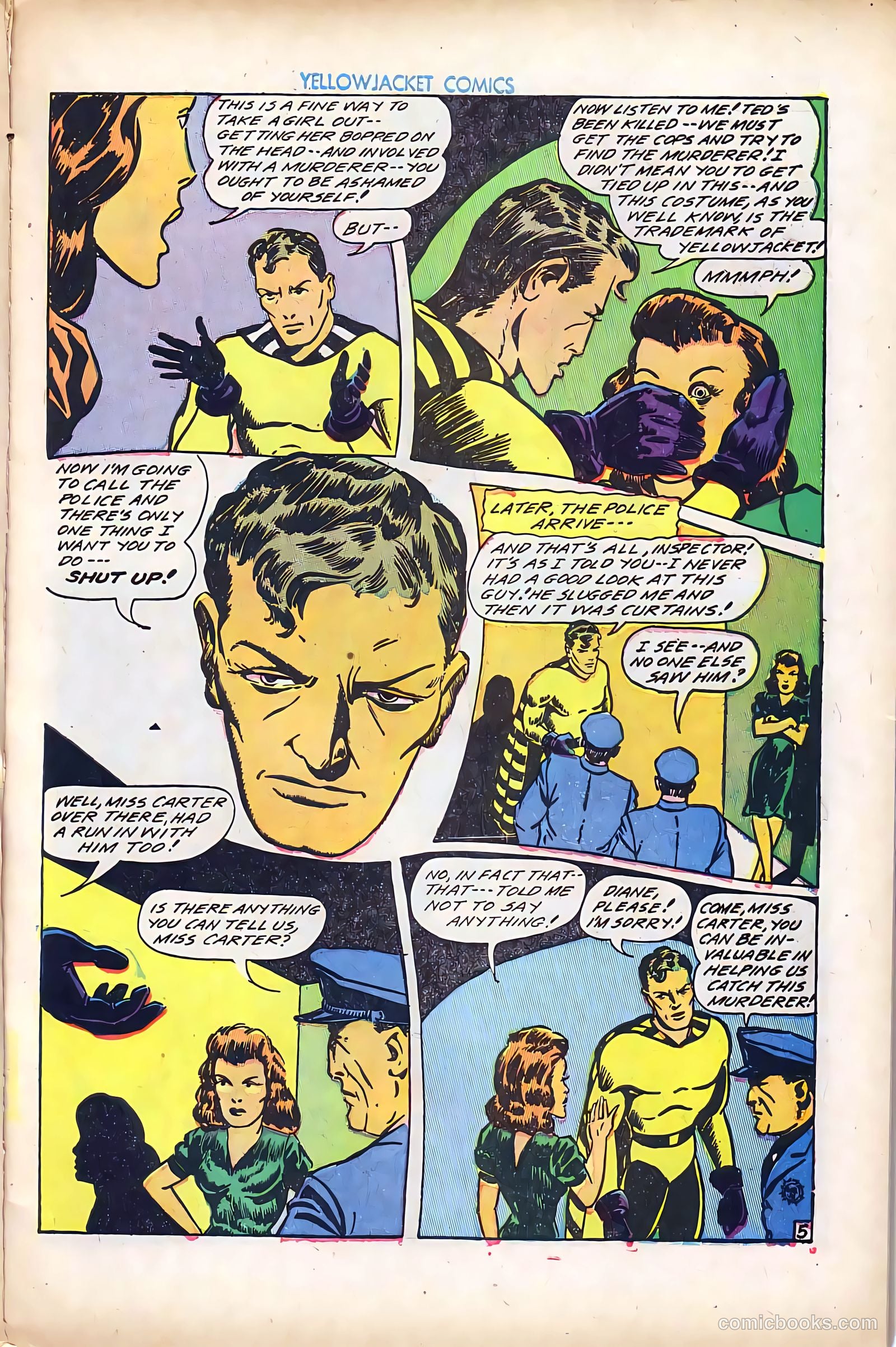 Yellowjacket Comics #8 (1946) — page 8 of 53