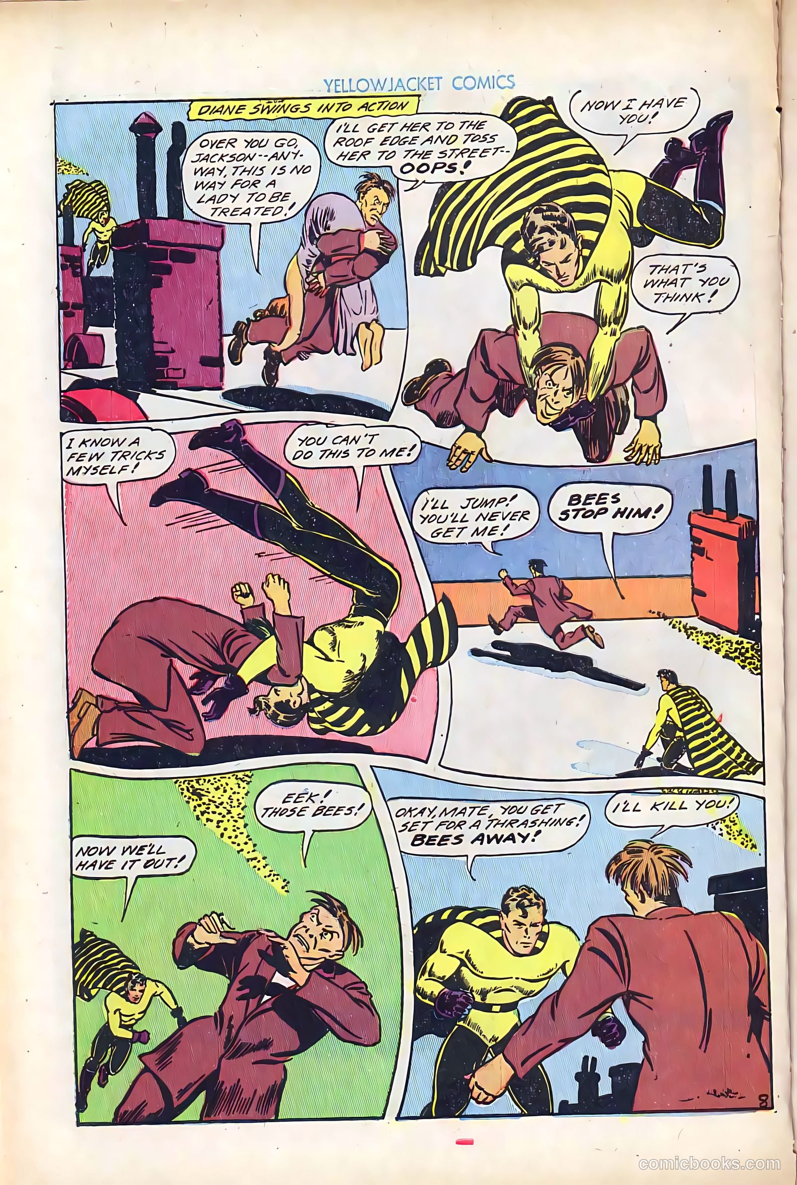 Yellowjacket Comics #8 (1946) — page 11 of 53