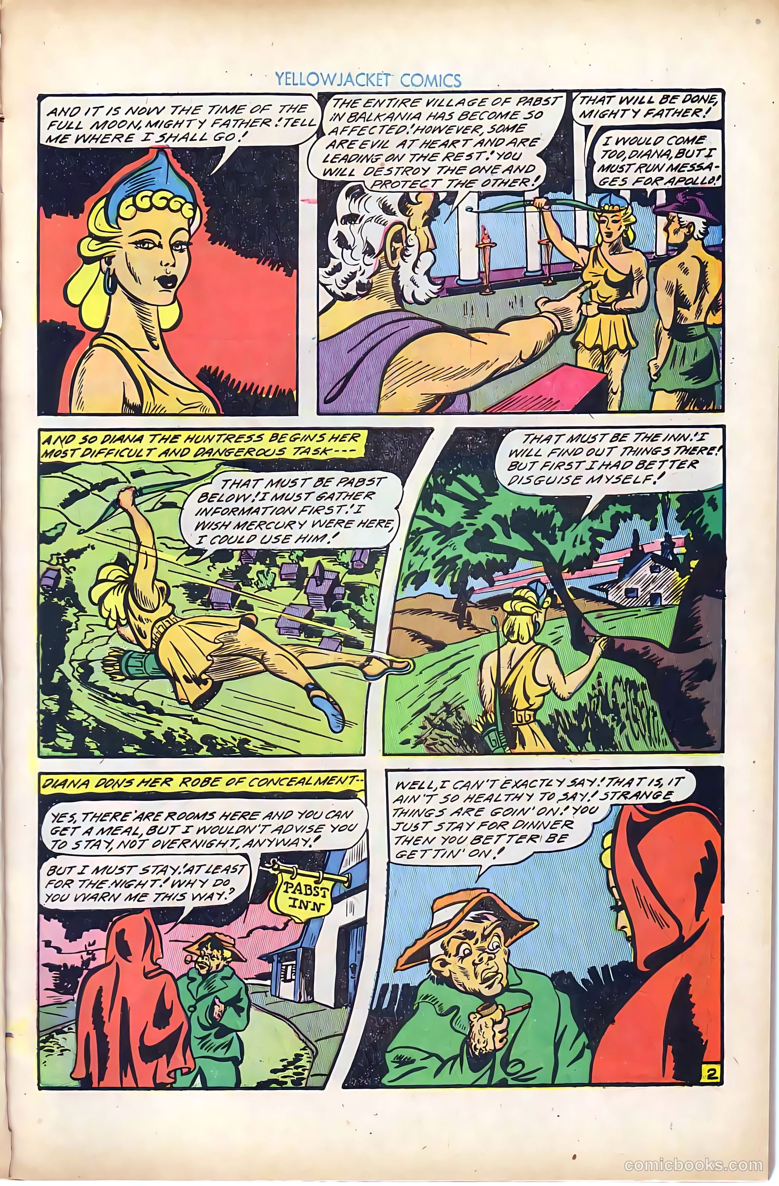 Yellowjacket Comics #8 (1946) — page 14 of 53
