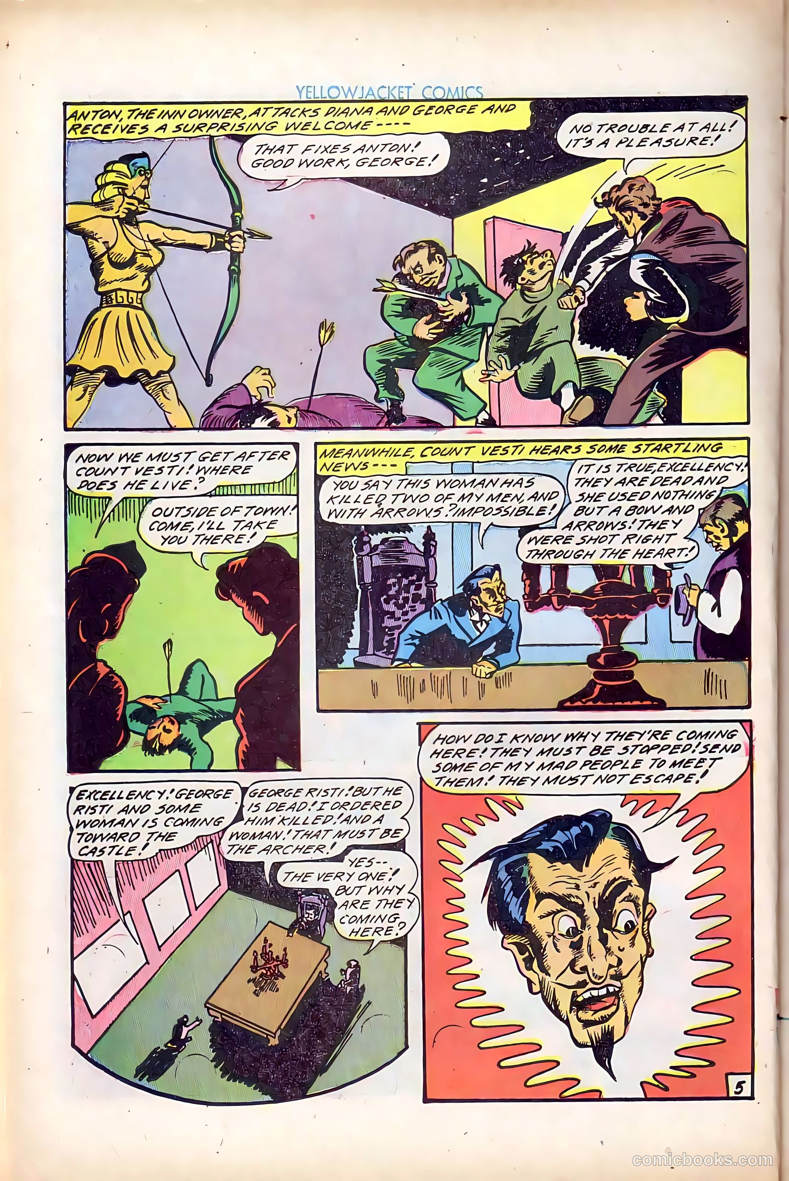 Yellowjacket Comics #8 (1946) — page 17 of 53