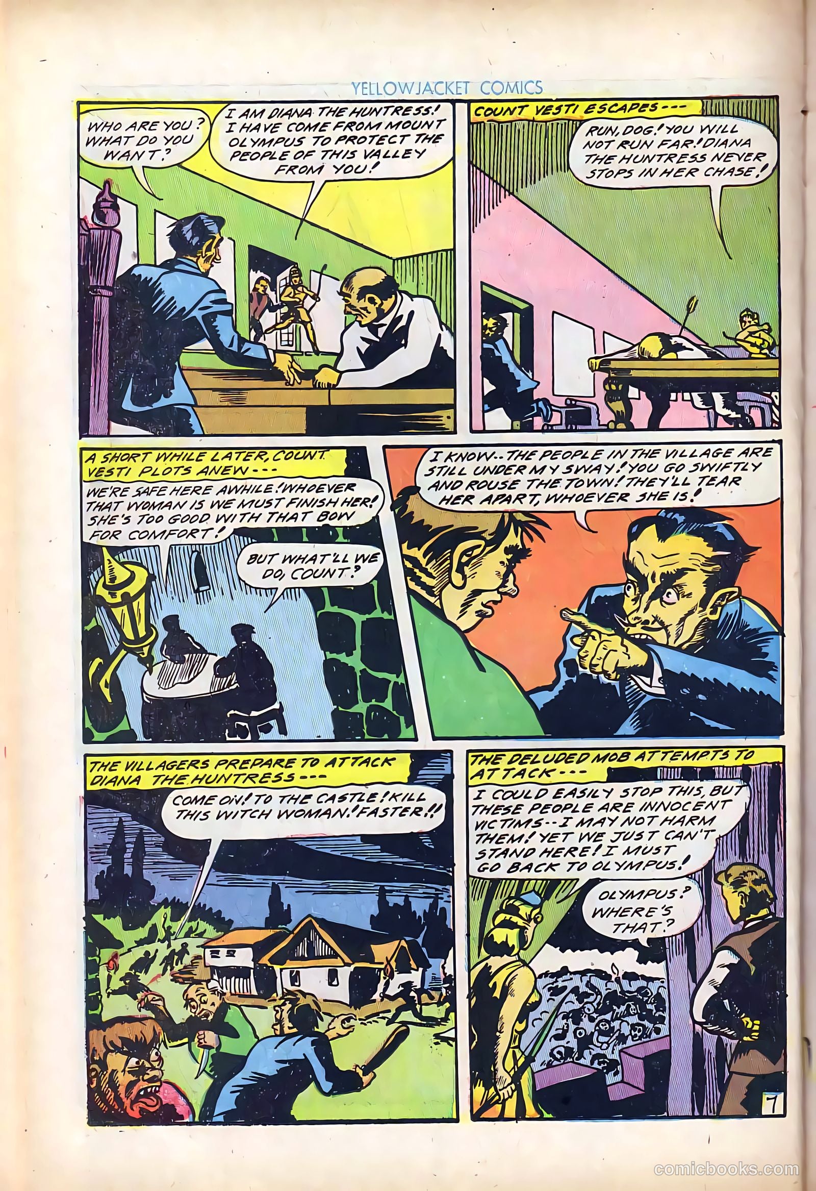 Yellowjacket Comics #8 (1946) — page 19 of 53
