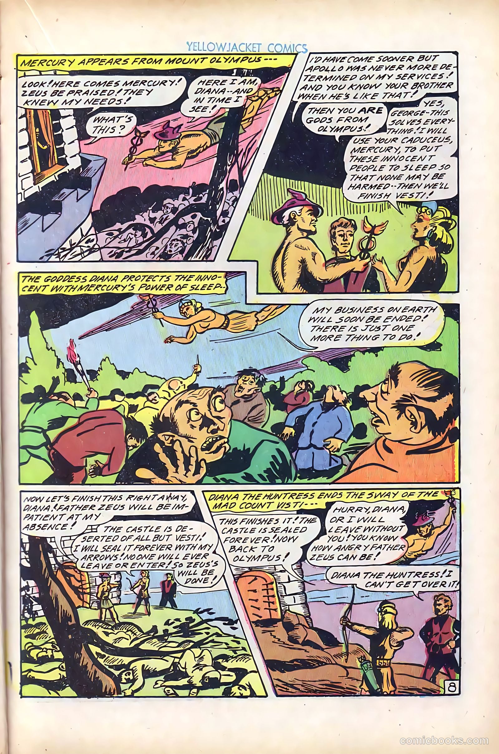 Yellowjacket Comics #8 (1946) — page 20 of 53