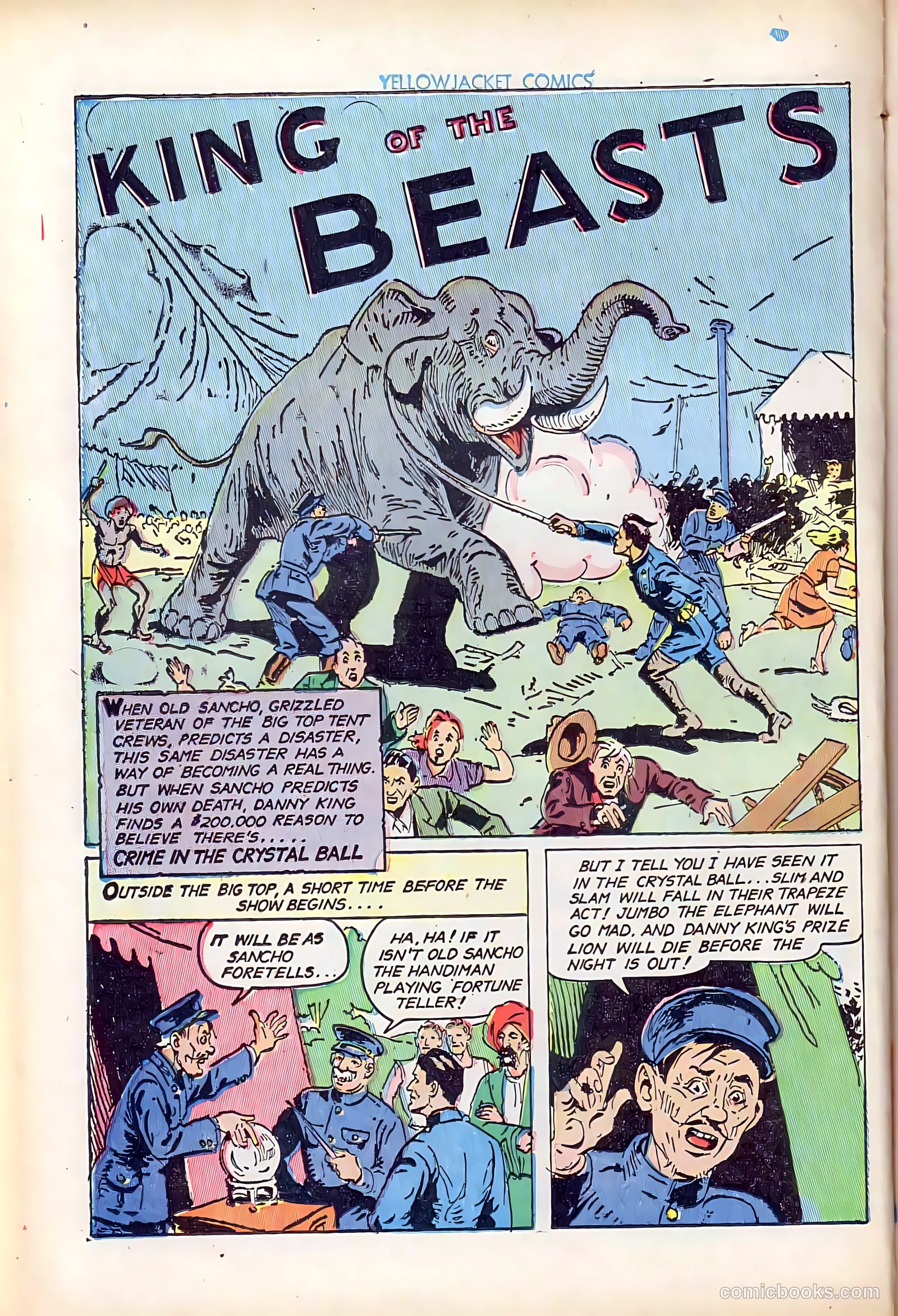 Yellowjacket Comics #8 (1946) — page 21 of 53