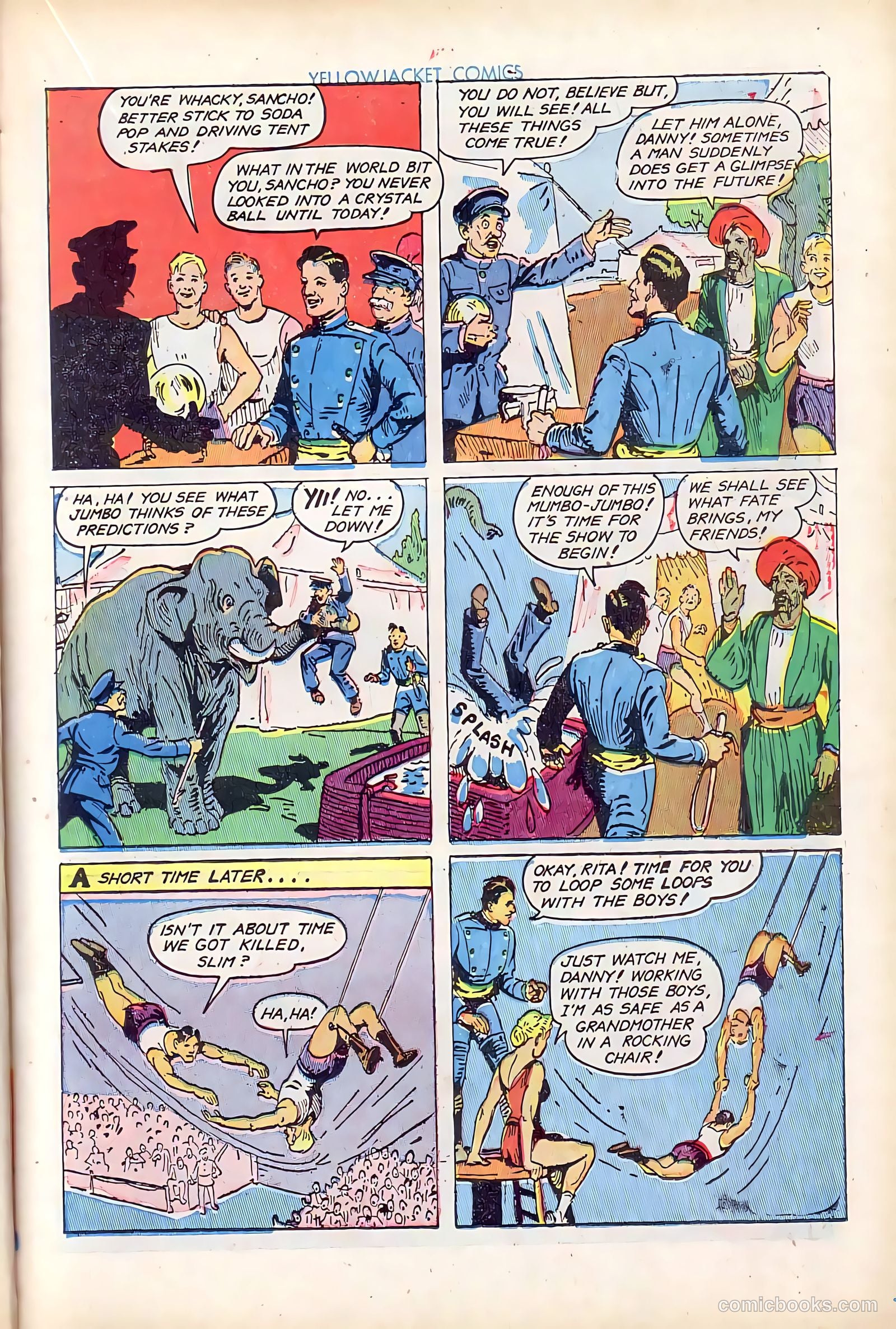Yellowjacket Comics #8 (1946) — page 22 of 53