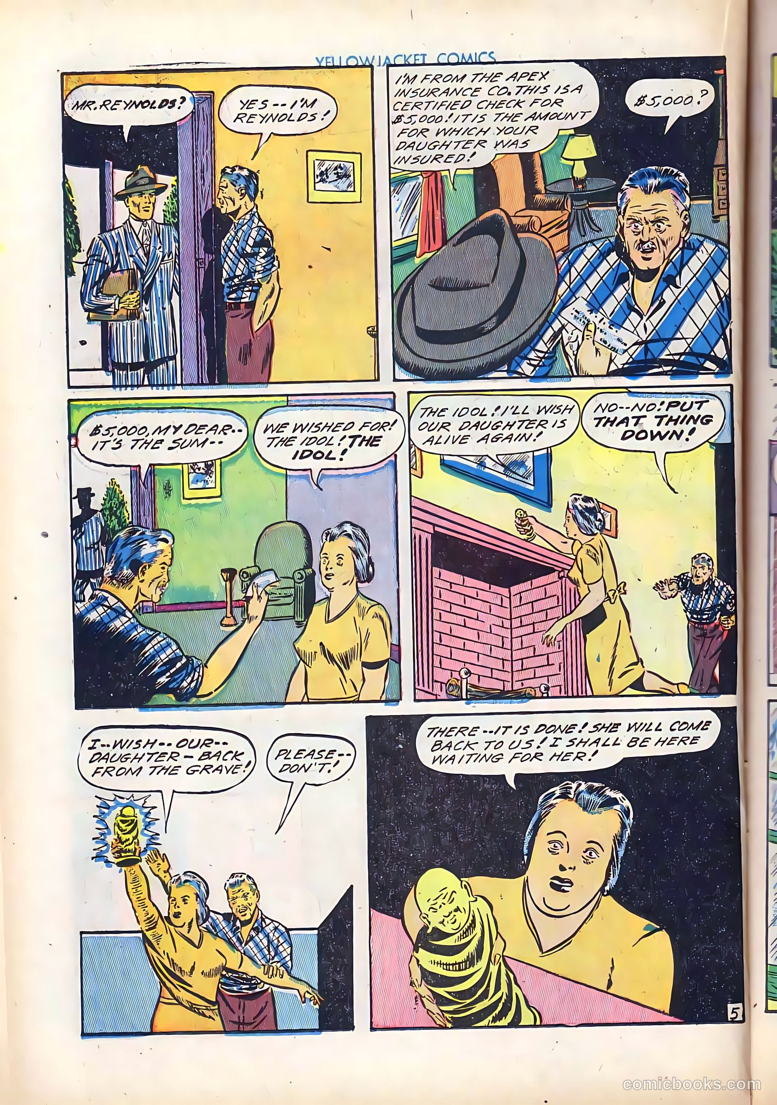 Yellowjacket Comics #8 (1946) — page 33 of 53
