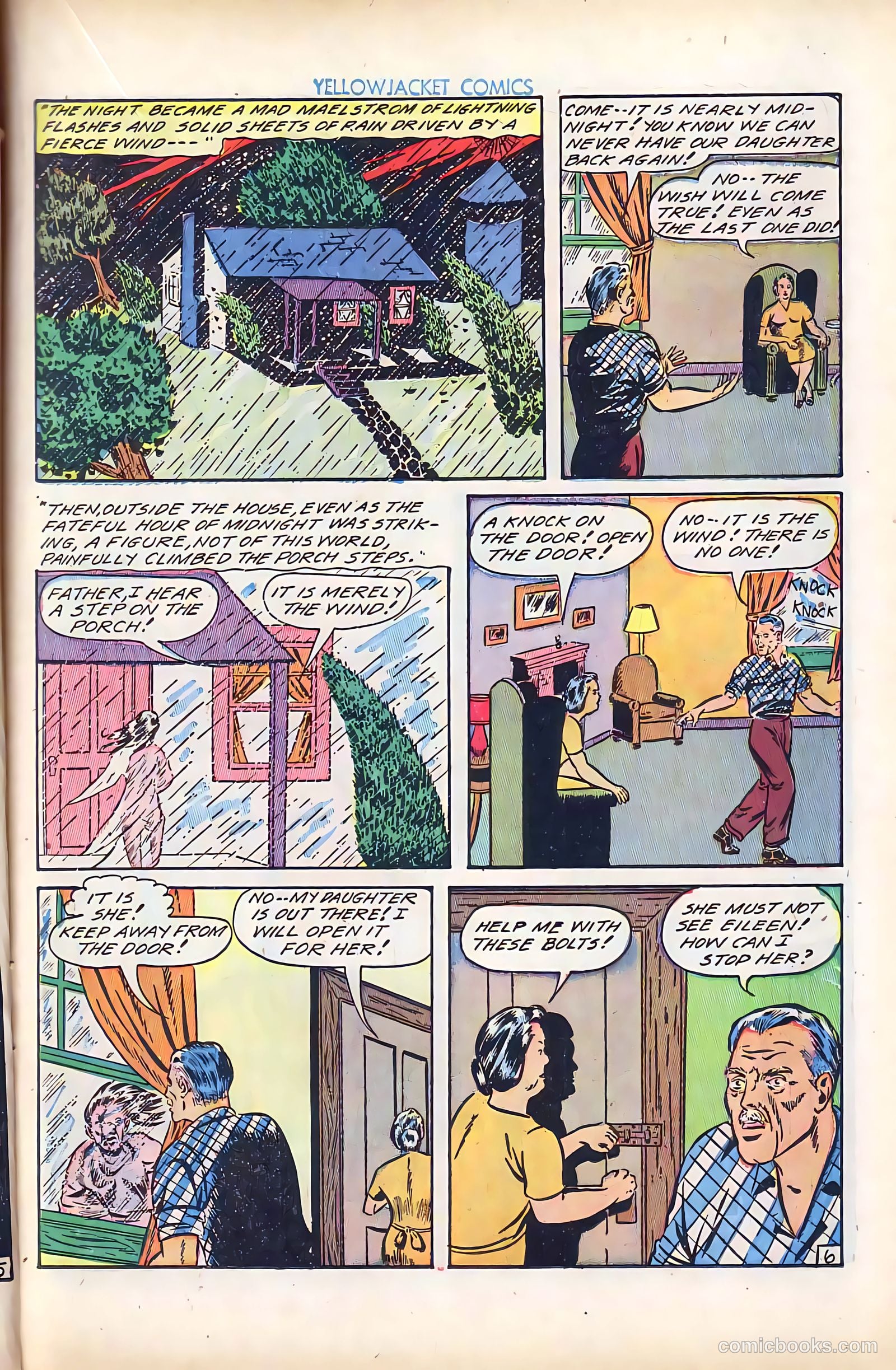 Yellowjacket Comics #8 (1946) — page 34 of 53