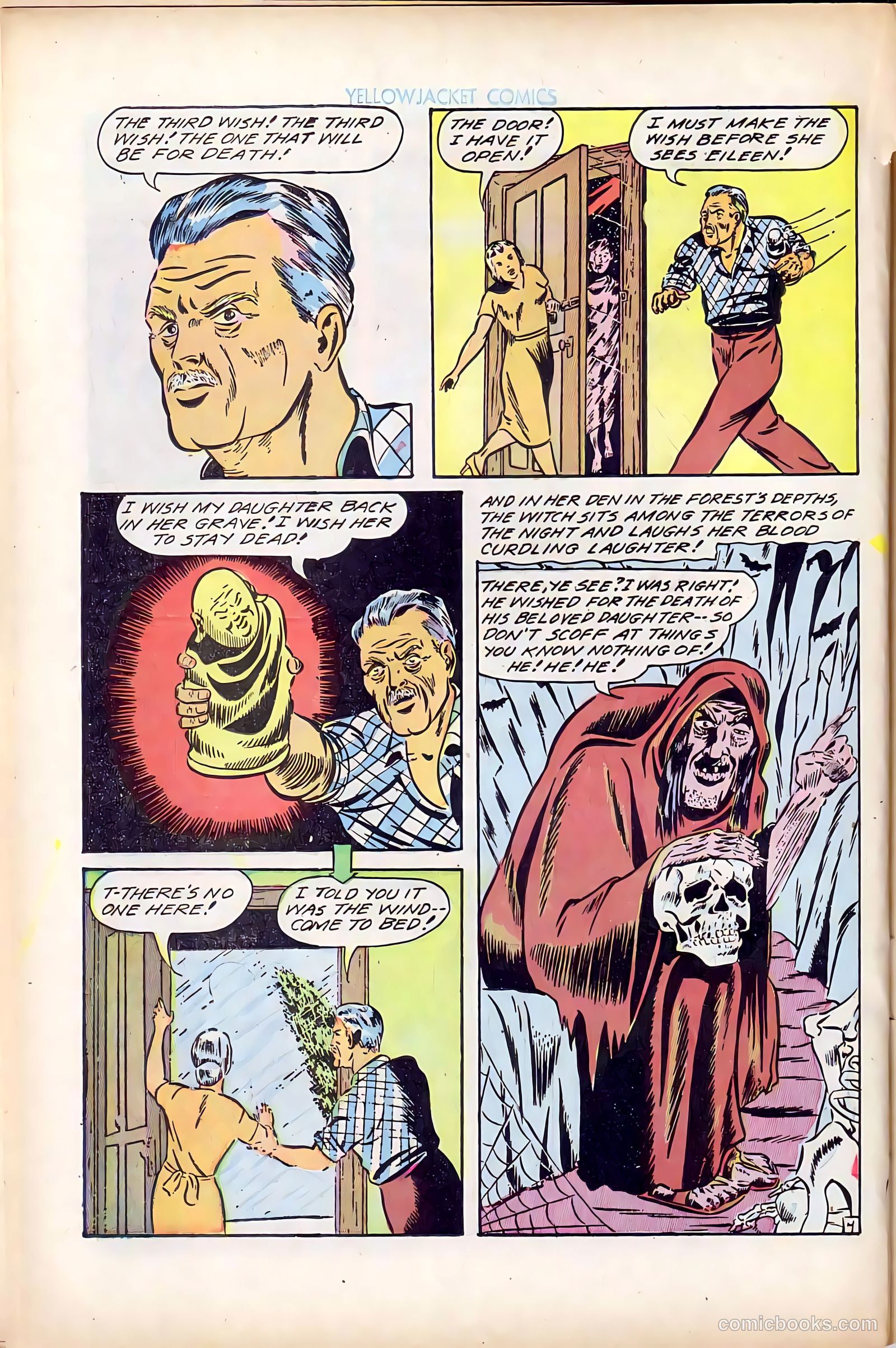 Yellowjacket Comics #8 (1946) — page 35 of 53