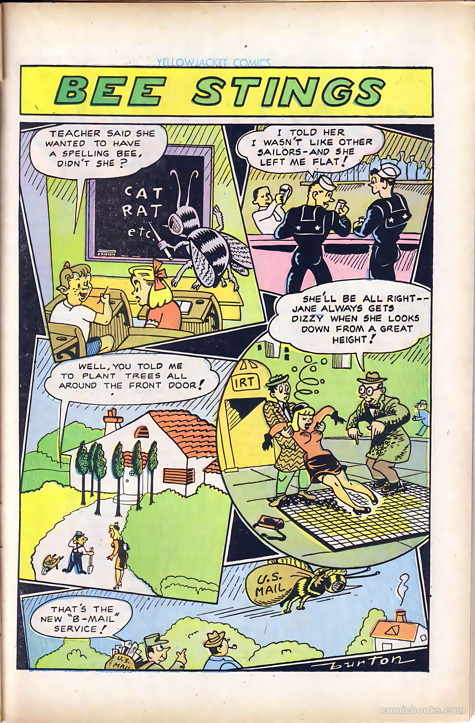 Yellowjacket Comics #8 (1946) — page 36 of 53