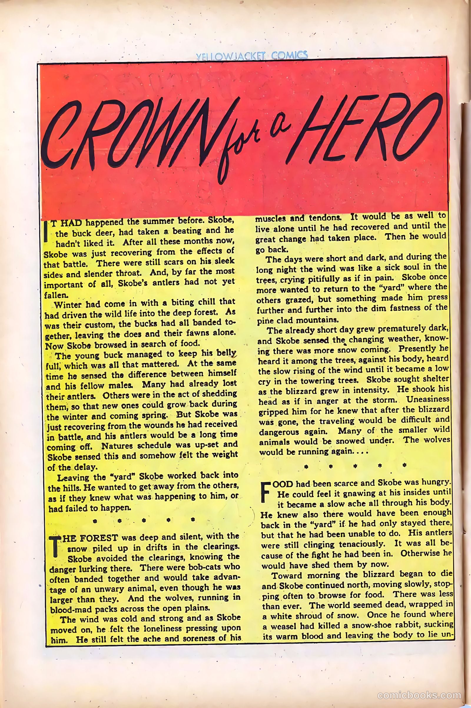 Yellowjacket Comics #8 (1946) — page 37 of 53