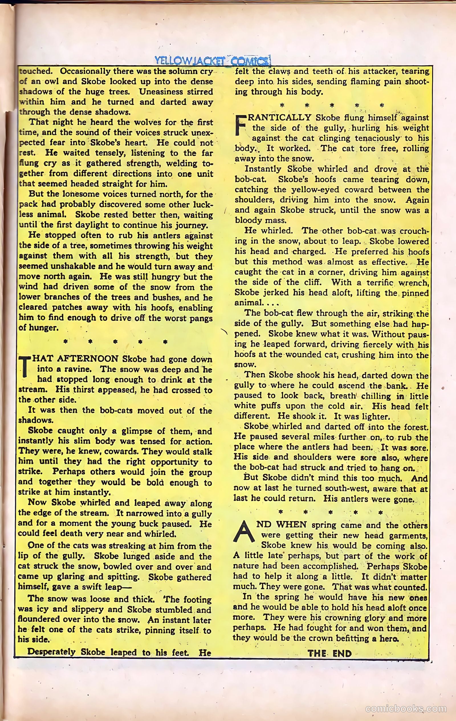 Yellowjacket Comics #8 (1946) — page 38 of 53