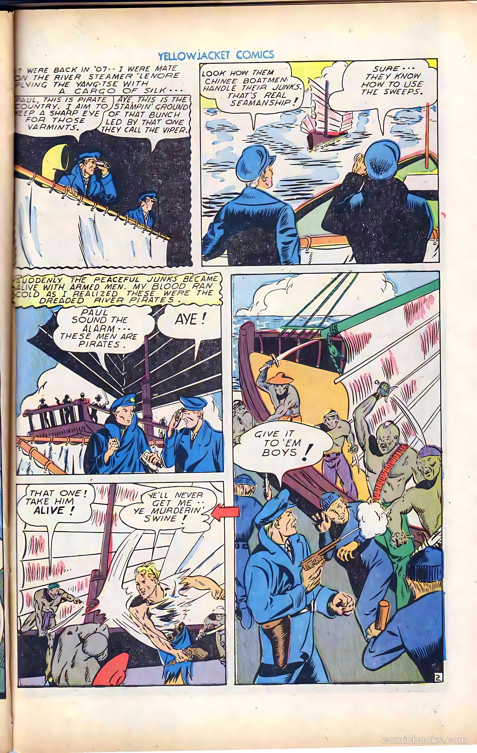 Yellowjacket Comics #8 (1946) — page 40 of 53
